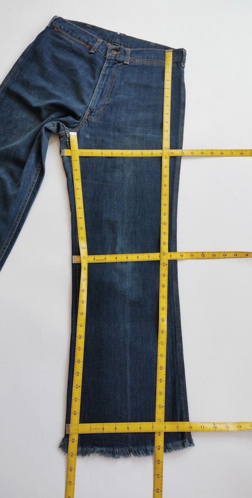 Levi's Flared Vintage 70s Levis Fresh Produce Hippie Jeans Size US 30 / EU 46 - 16 Thumbnail