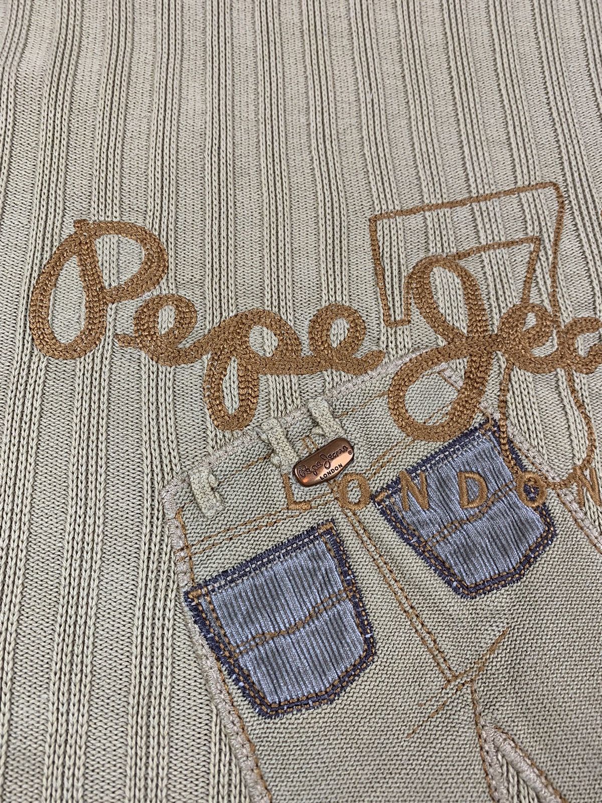 Hysteric Glamour Pepe Jeans London Crazy Vintage Sweater Y2K Style Size US M / EU 48-50 / 2 - 11 Thumbnail