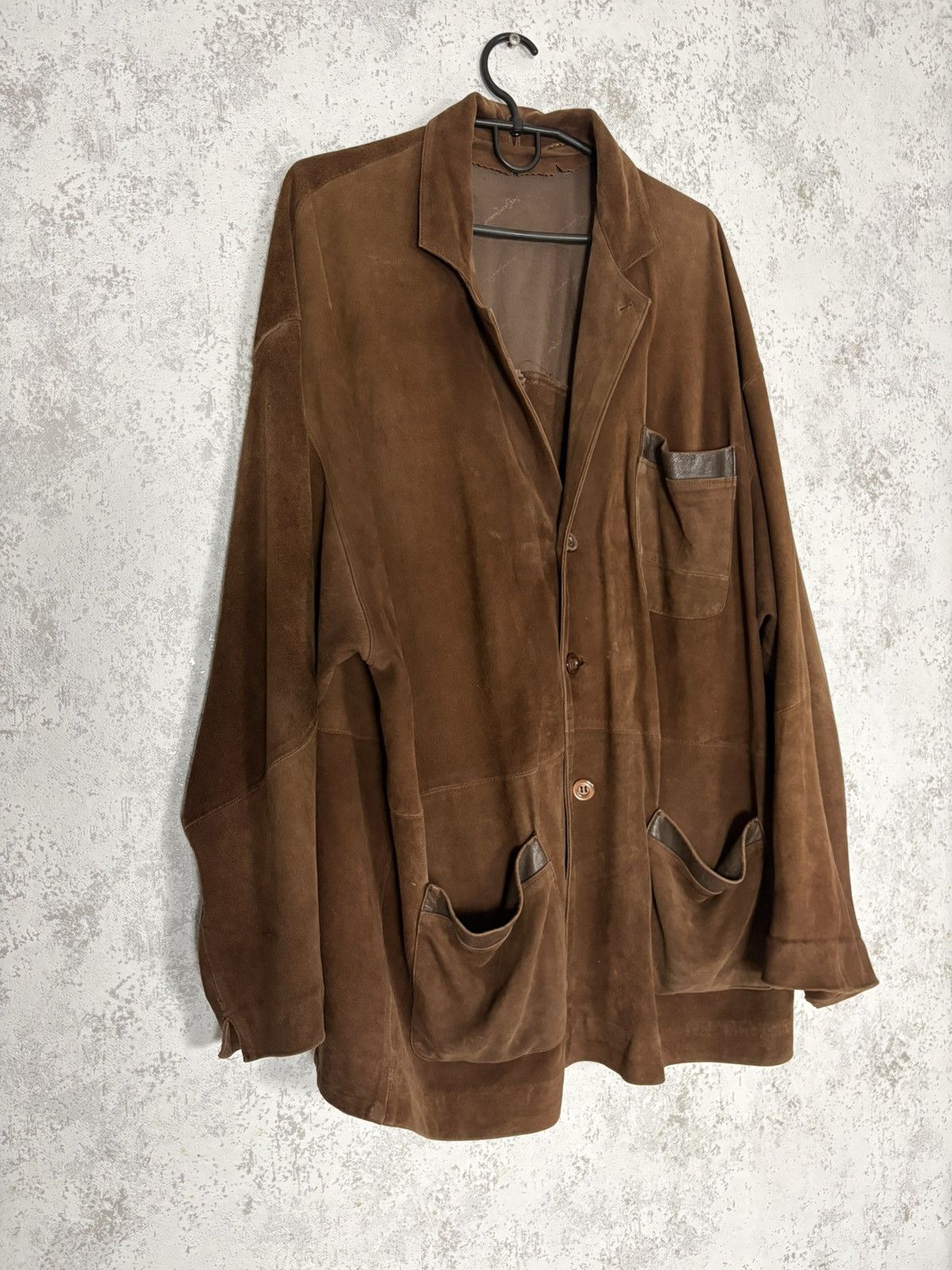 Yves Saint Laurent Archive 80s Suede Work Jacket YSL Vintage