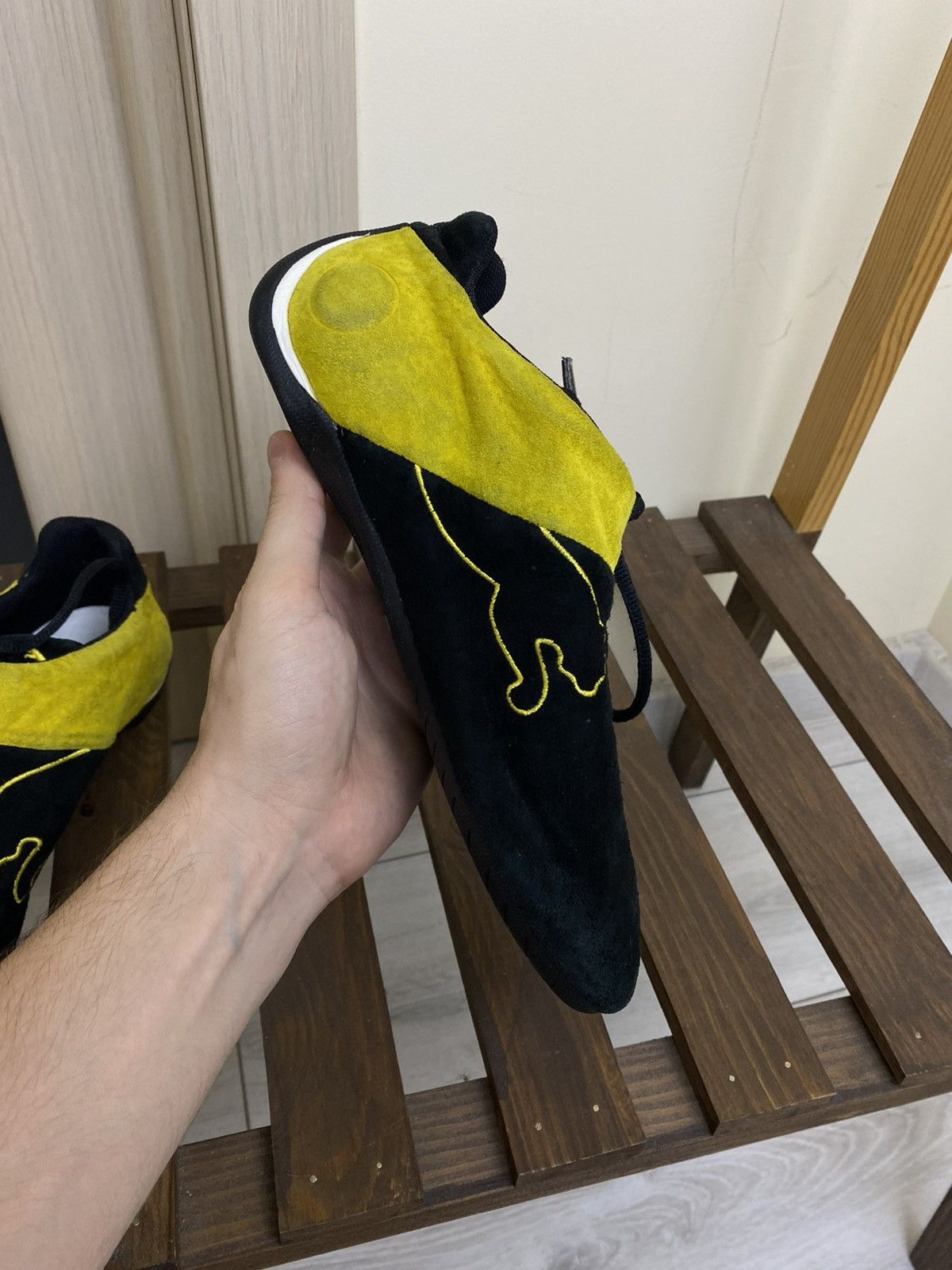 Puma Vintage Puma speed cat black yellow shoes size 39(25 cm) Size US 9 / IT 39 - 12 Thumbnail