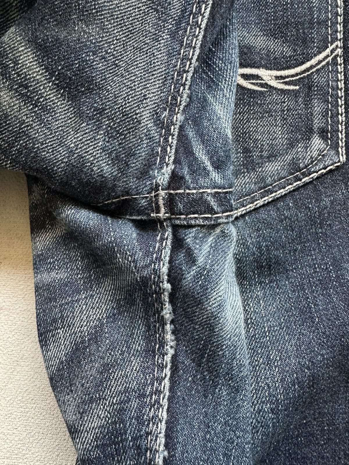 Yasuyuki Ishii AW11 FUGA whiskered denim jeans Size US 34 / EU 50 - 15 Thumbnail