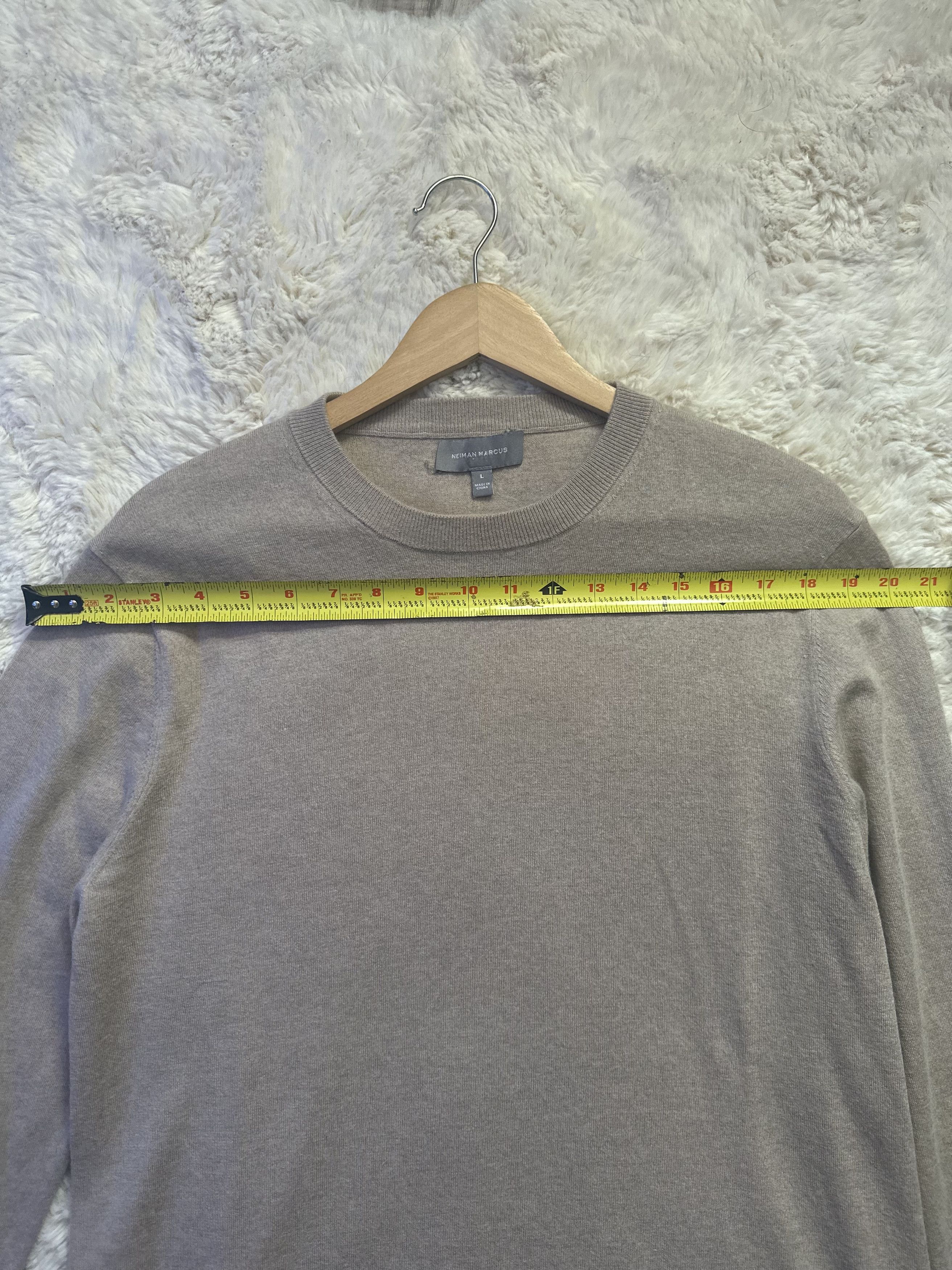 Neiman Marcus × Vintage Neiman Marcus Mens Wool Cashmere Knit Sweater Size US L / EU 52-54 / 3 - 4 Thumbnail