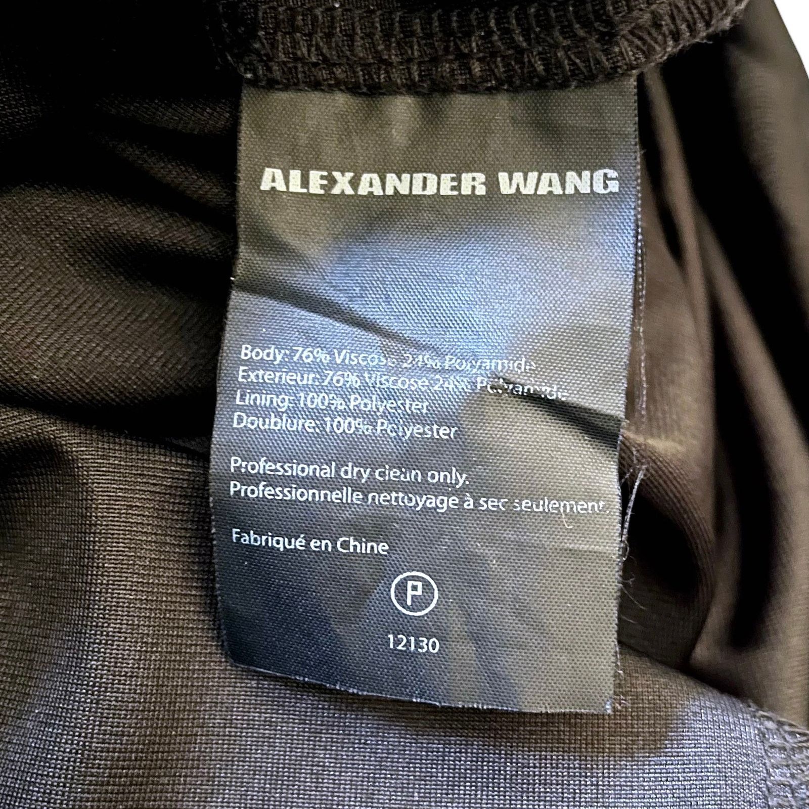 Alexander Wang Alexander Wang Twisted Drape Front Black Sleeveless Dress Size S / US 4 / IT 40 - 5 Thumbnail