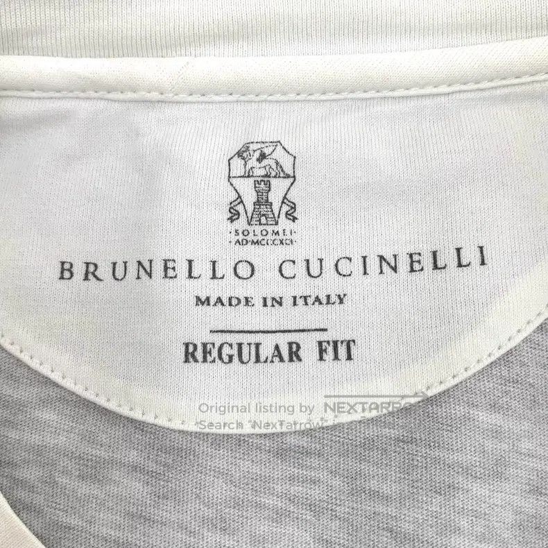 Brunello Cucinelli Brunello Cucinelli Gray, cotton crew-neck short-sleeve T-s Size US M / EU 48-50 / 2 - 5 Thumbnail
