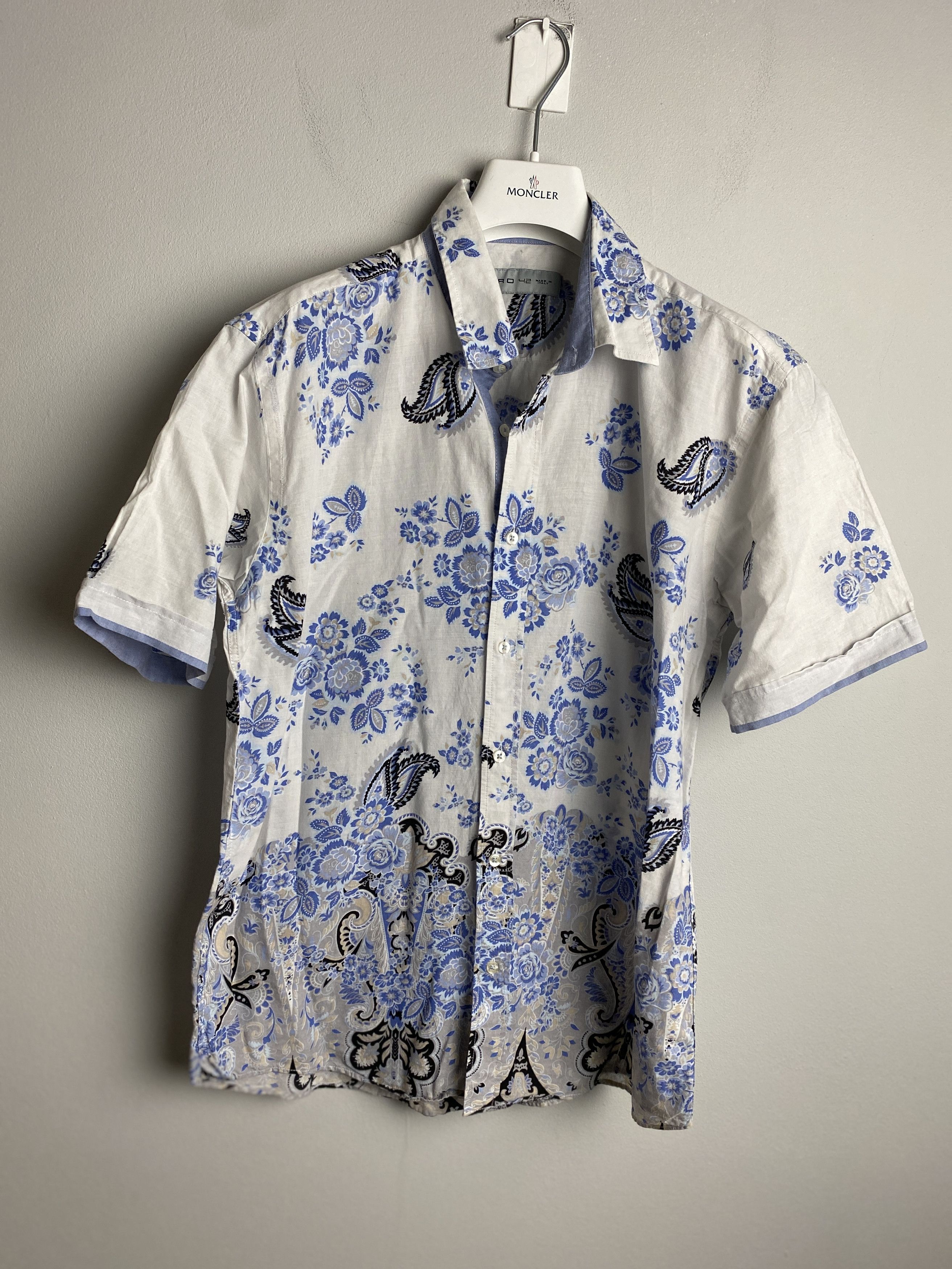 Etro Etro floral printed short sleeve shirt button ups casual Size US XS / EU 42 / 0 - 1 Thumbnail