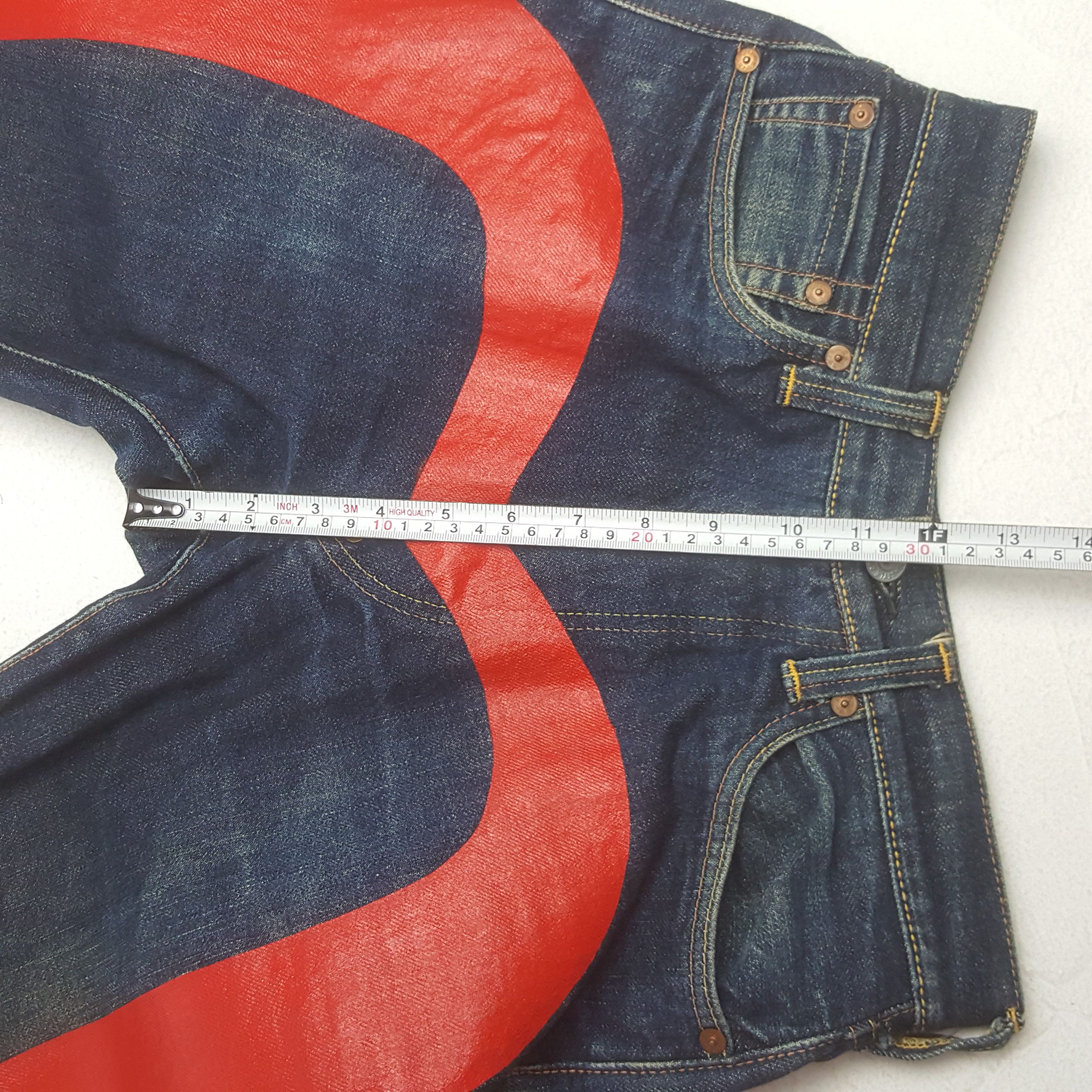 Evisu × Japanese Brand × Vintage Vintage Evisu Japanese Brand Daicock Custom Art Denim Jeans Size US 27 - 10 Thumbnail