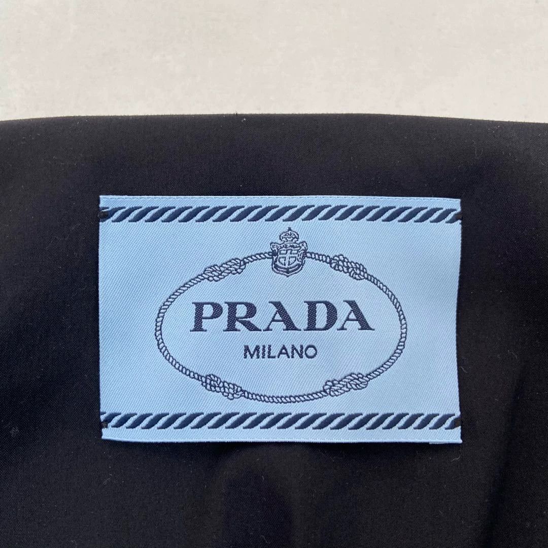Prada Prada black short belted jacket 36 Size XS / US 0-2 / IT 36-38 - 7 Thumbnail
