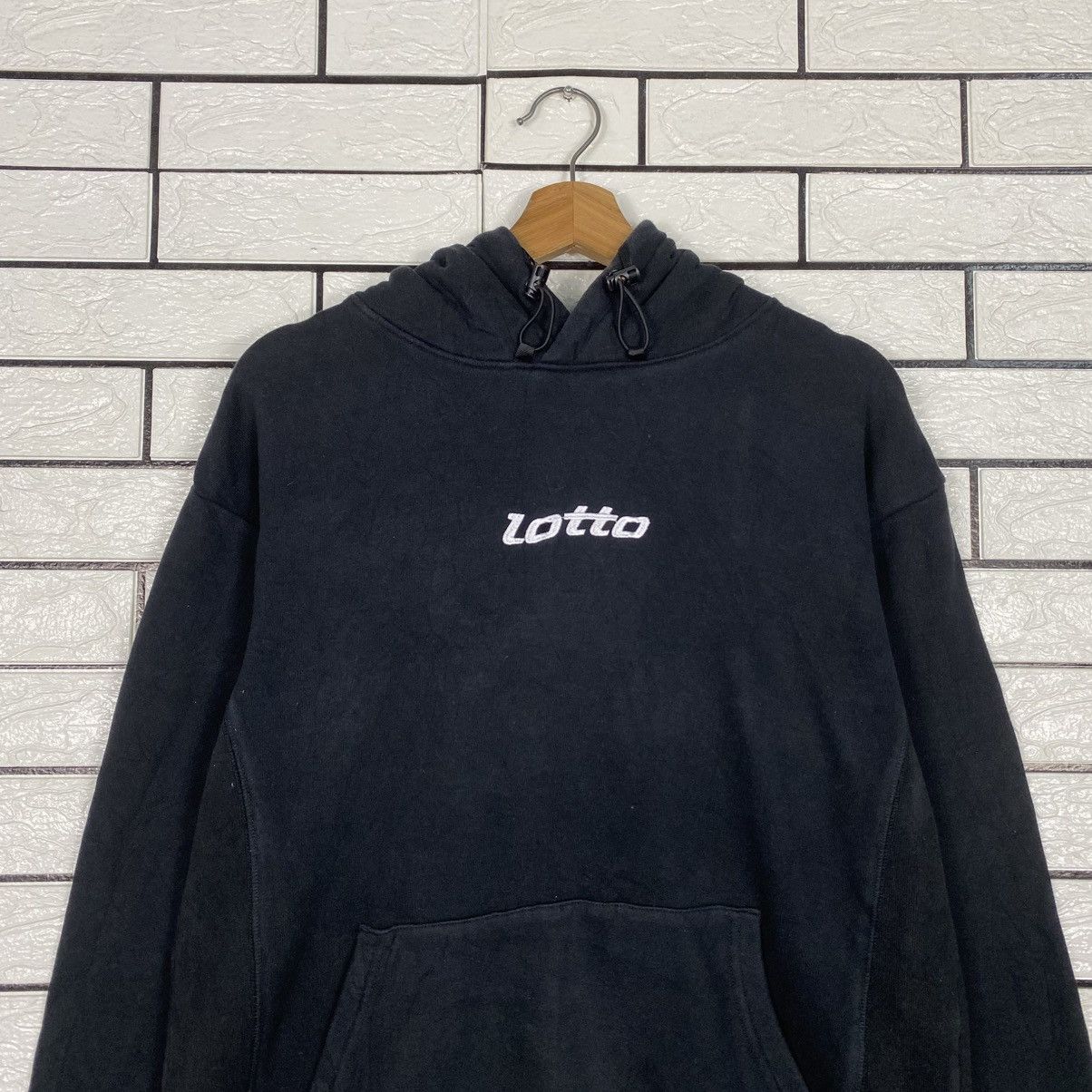 Japanese Brand 📌Vintage Sweatshirt Hoodie Lotto Centre Logo Spell Out Size US M / EU 48-50 / 2 - 14 Thumbnail