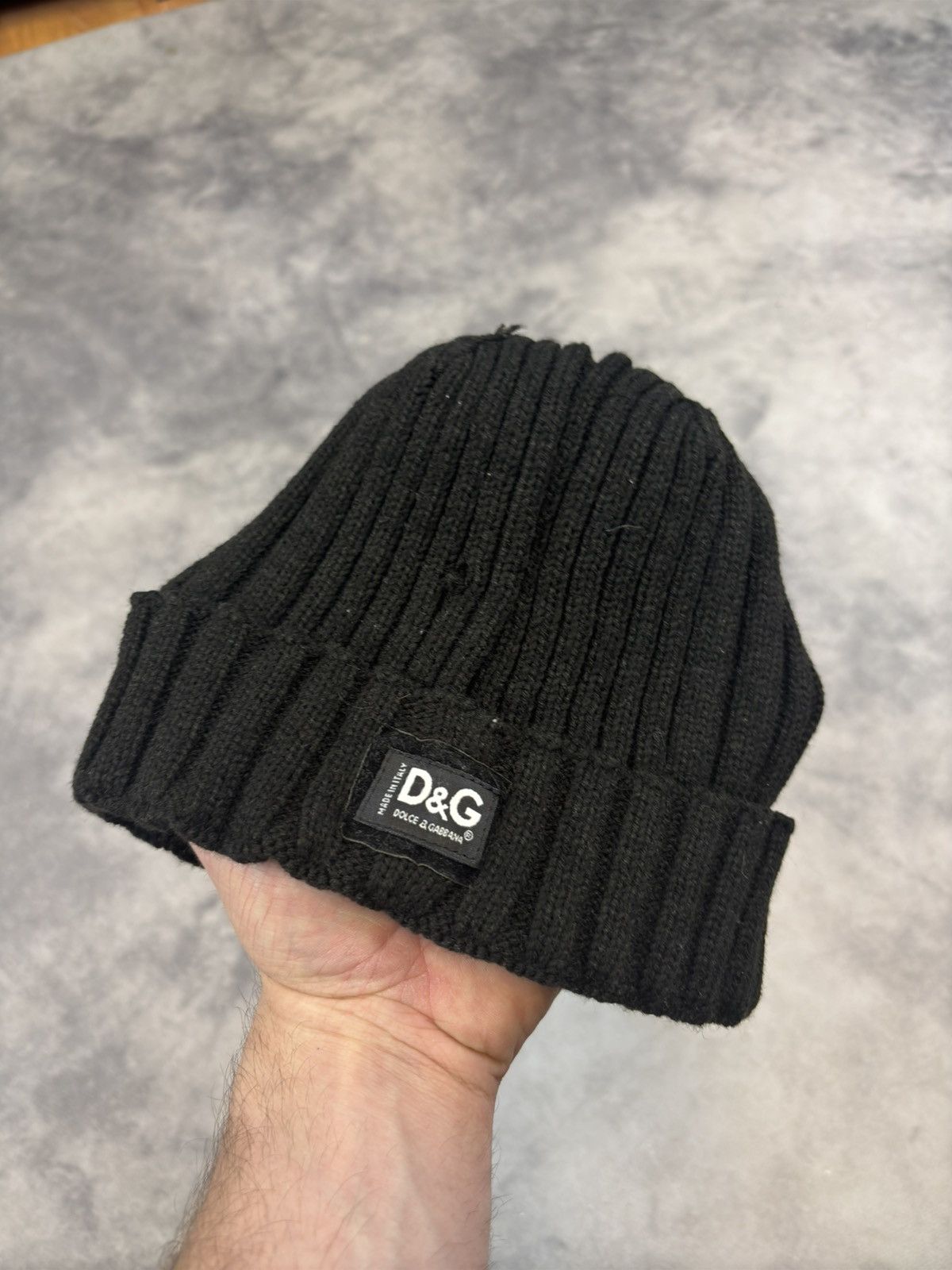 Dolce & Gabbana × Vintage Dolce Gabbana beanie vintage black designer avant garde Size ONE SIZE - 1 Thumbnail