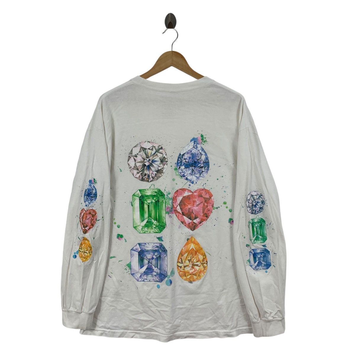 Diamond Supply Co. DIAMOND SUPPLY CO Types Of Diamonds All Over Print Tshirt Size US XL / EU 56 / 4 - 6 Thumbnail