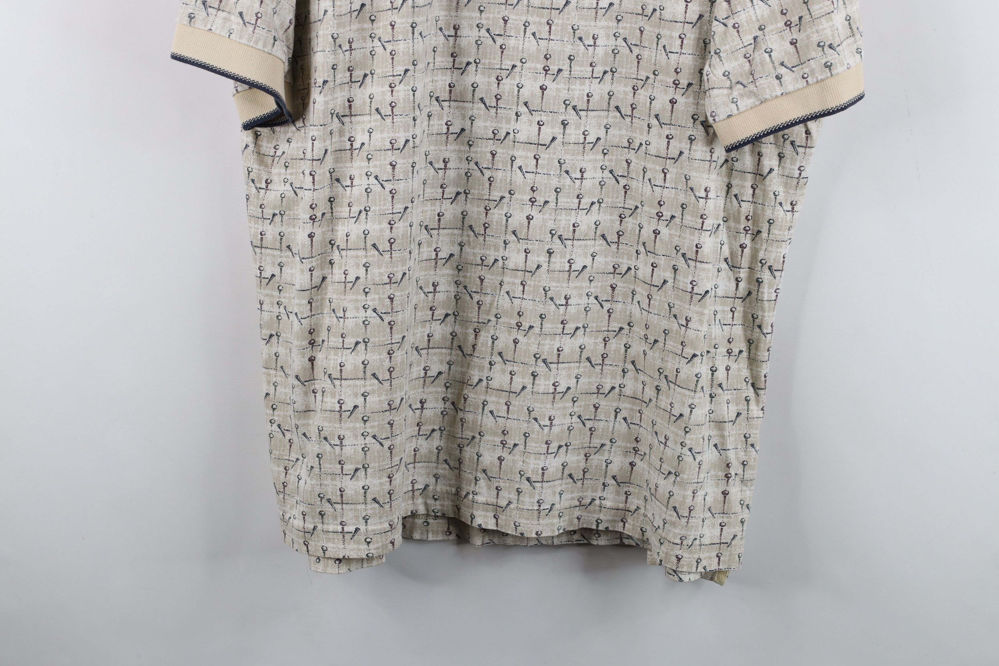 Vintage Vintage 90s Streetwear All Over Print Baggy Fit Polo Shirt Size US L / EU 52-54 / 3 - 3 Thumbnail