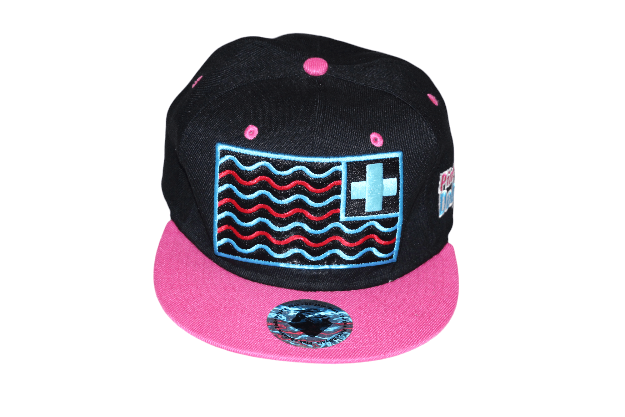 Pink Dolphin Vintage Pink + Dolphin Snapback Hat Size ONE SIZE - 3 Thumbnail