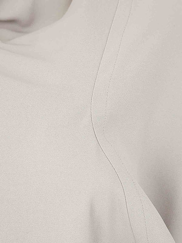 Rick Owens o1y0126 Midi Dress in Light Gray Size S / US 4 / IT 40 - 3 Thumbnail