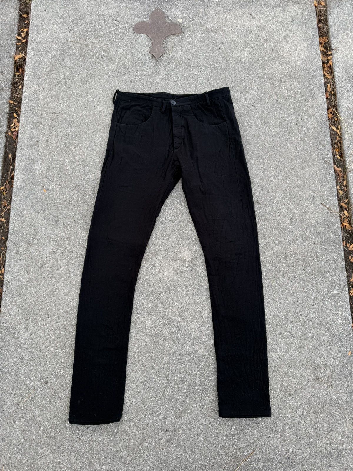 Label Under Construction Cotton Poly Stretch Casual Pants Size US 32 / EU 48 - 1 Thumbnail