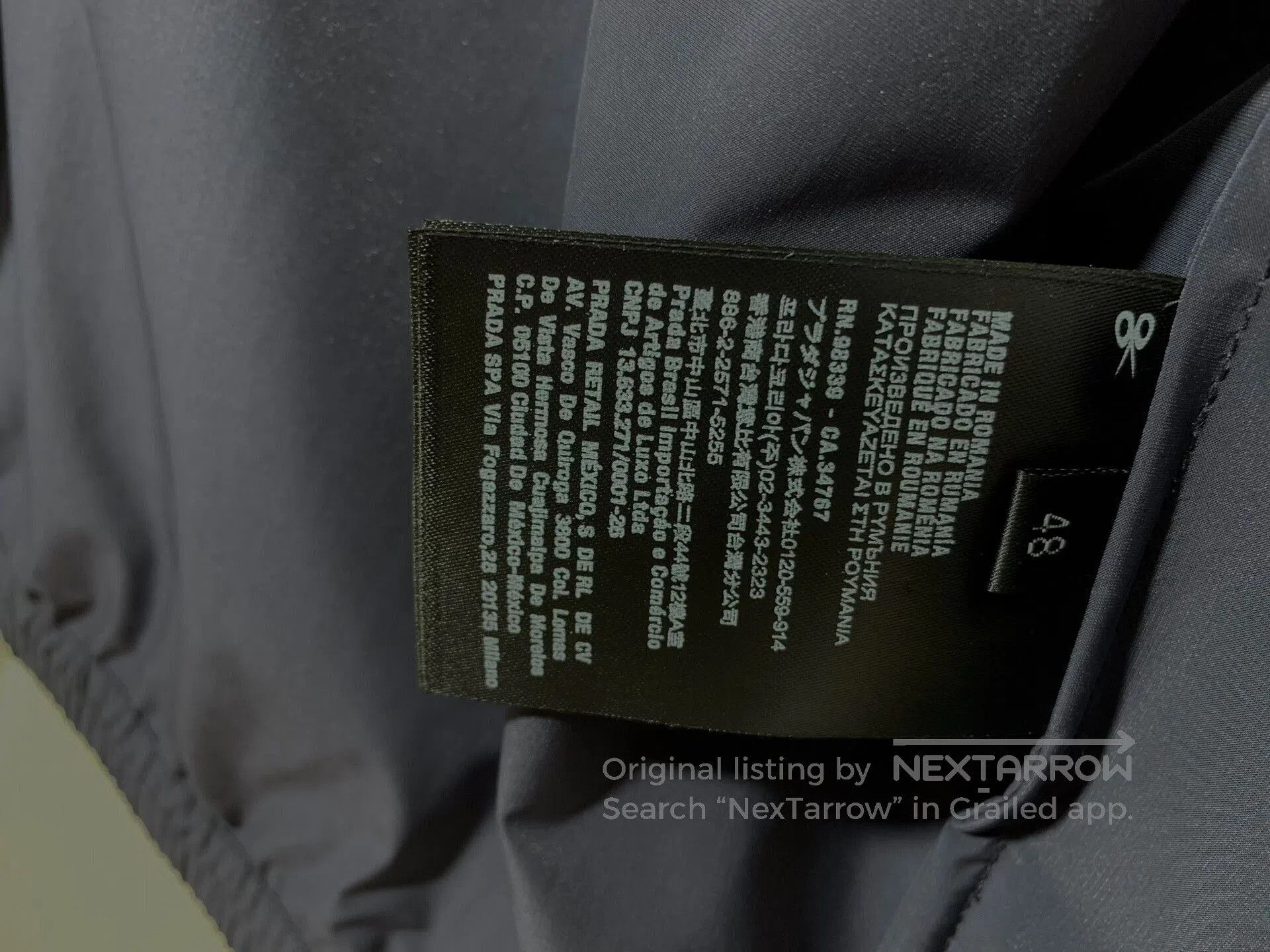 Prada Prada Men's Hooded Trench Coat. Size US M / EU 48-50 / 2 - 7 Thumbnail