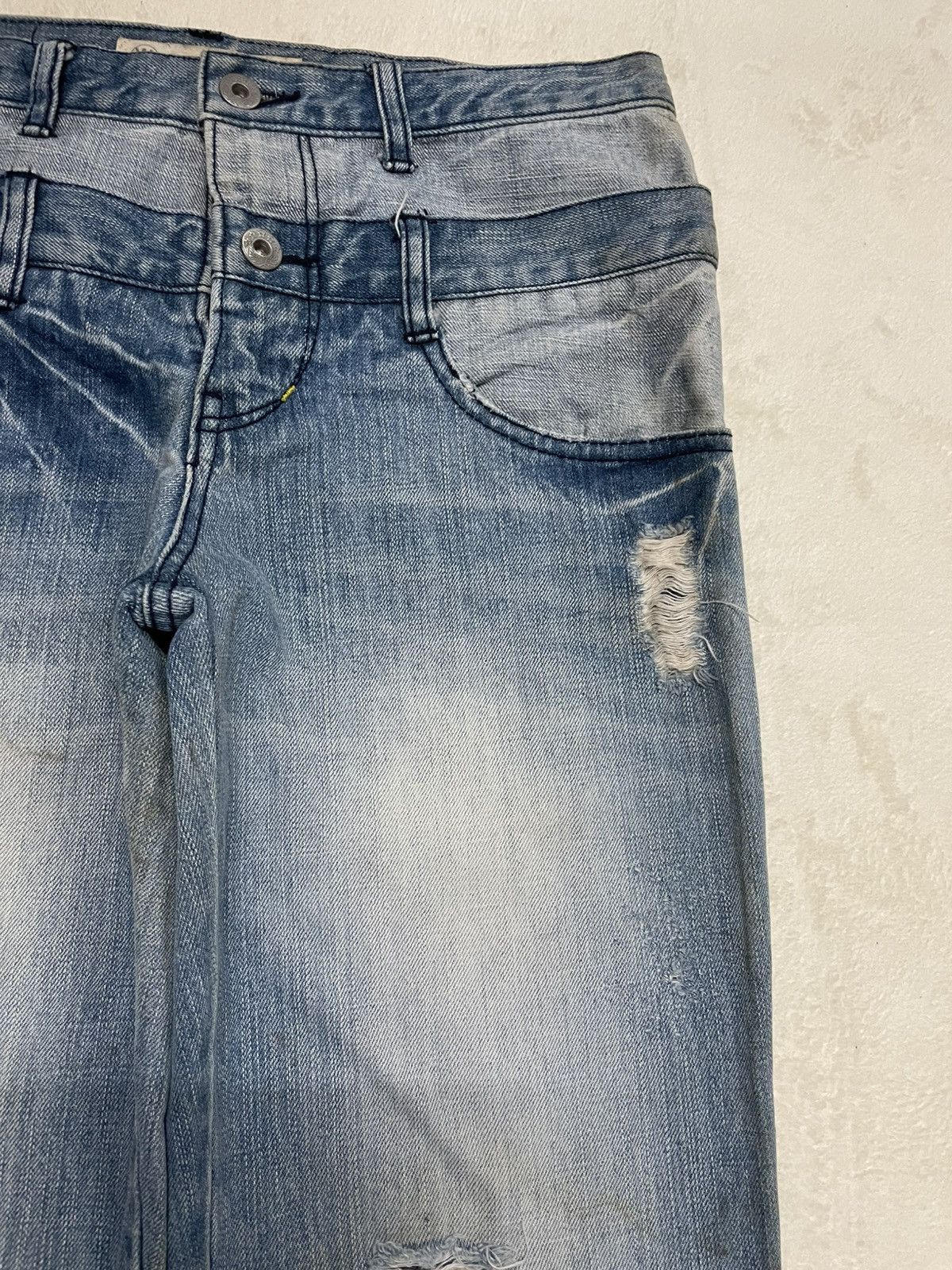 Japanese Brand Vintage WG Japanese Brand Double Waist Denim Jeans Size US 30 / EU 46 - 5 Thumbnail