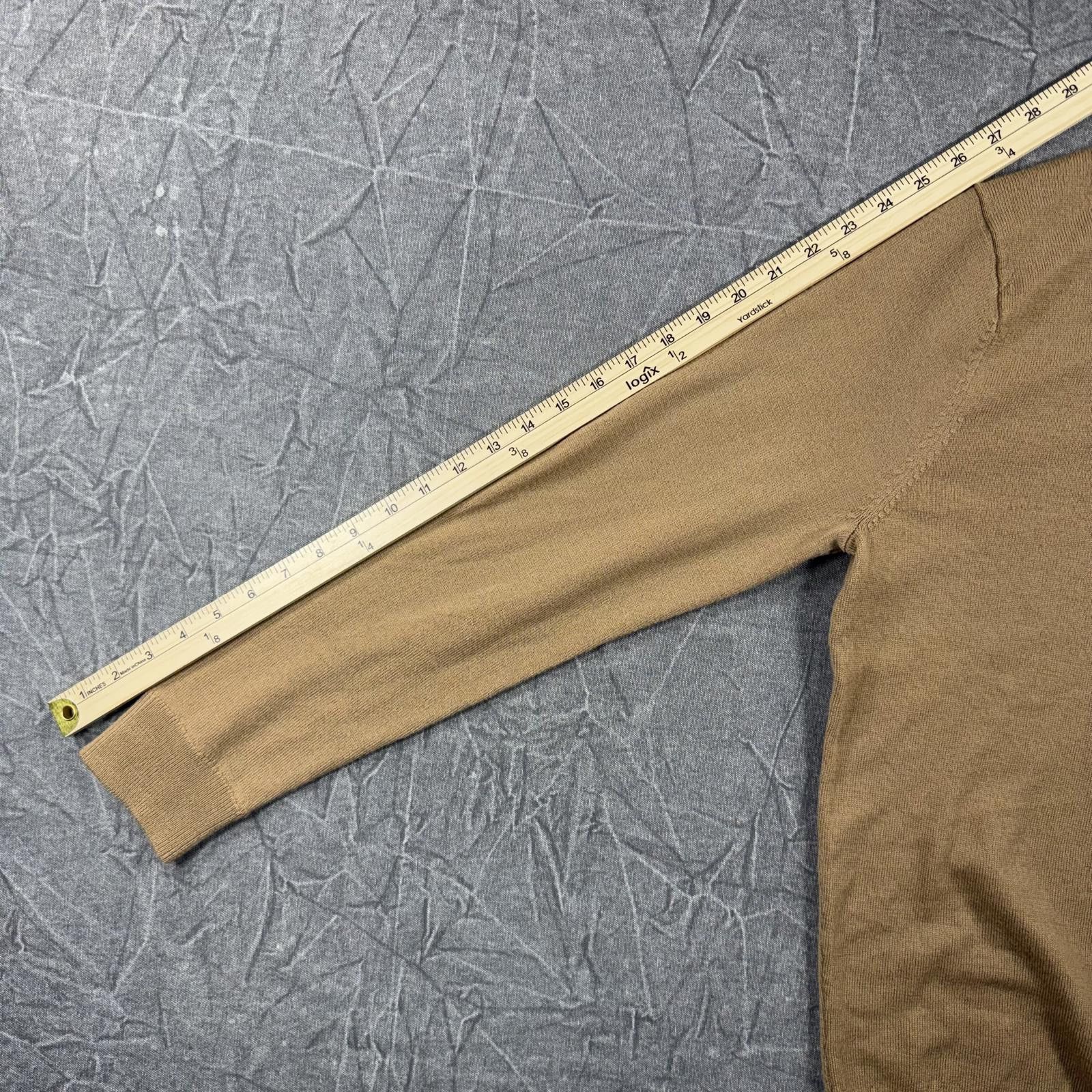 Nordstrom Nordstrom Sweater Men's S Brown 100% Washable Merino Size US S / EU 44-46 / 1 - 6 Thumbnail