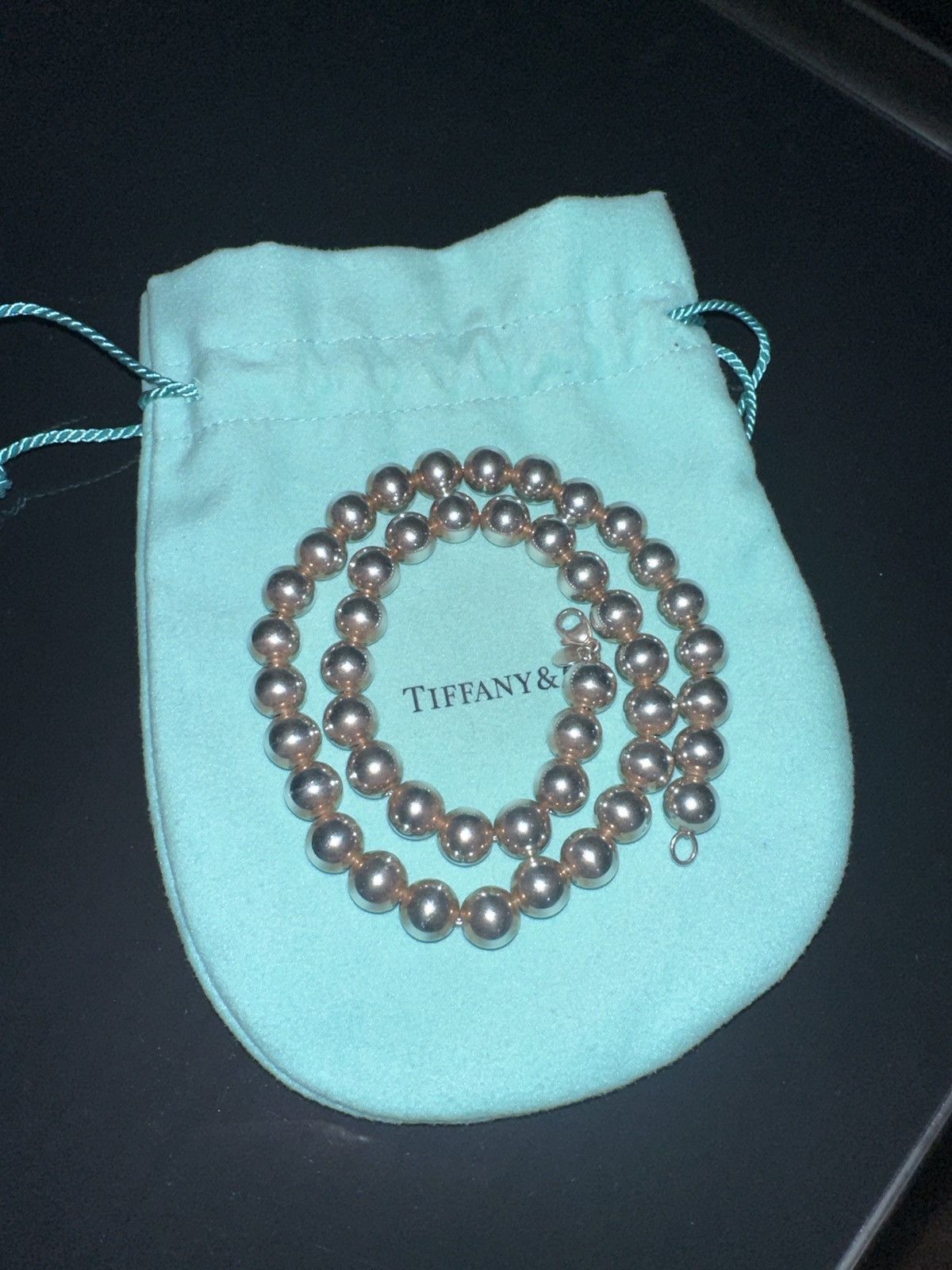 Tiffany & Co. Tiffany Silver Bead Necklace Size ONE SIZE - 5 Thumbnail