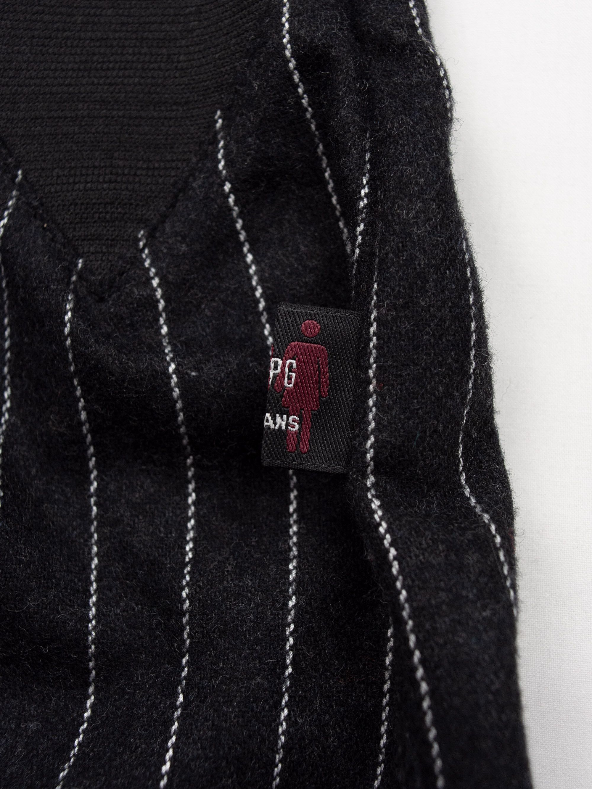 Jean Paul Gaultier JPG.Jean's - (vintage) - pinstriped wool skirt - size 42 Size 28" / US 6 / IT 42 - 5 Thumbnail