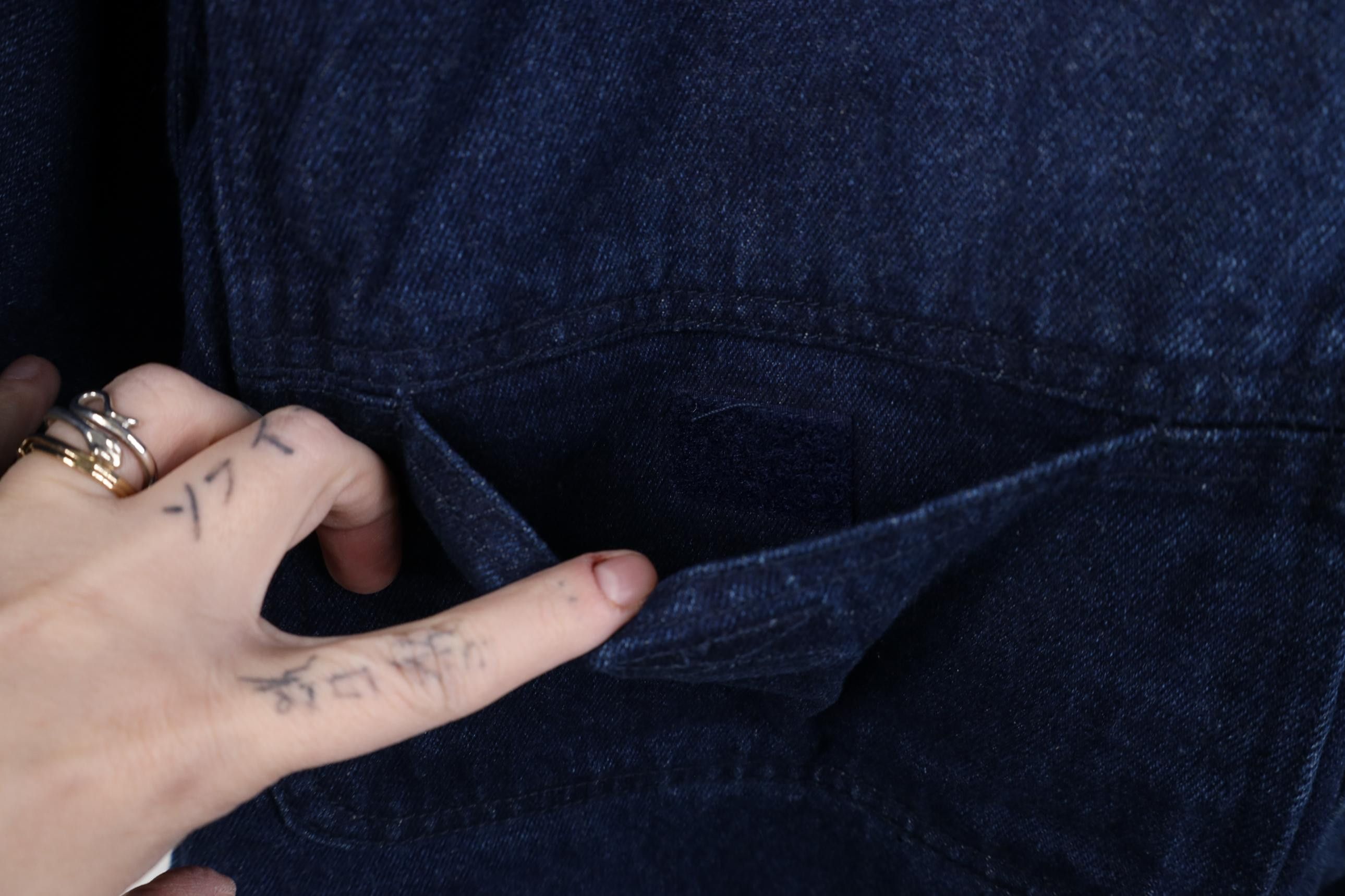 Vintage Deadstock Vintage 90s Streetwear Pocket Denim Button Shirt Size US XL / EU 56 / 4 - 7 Thumbnail