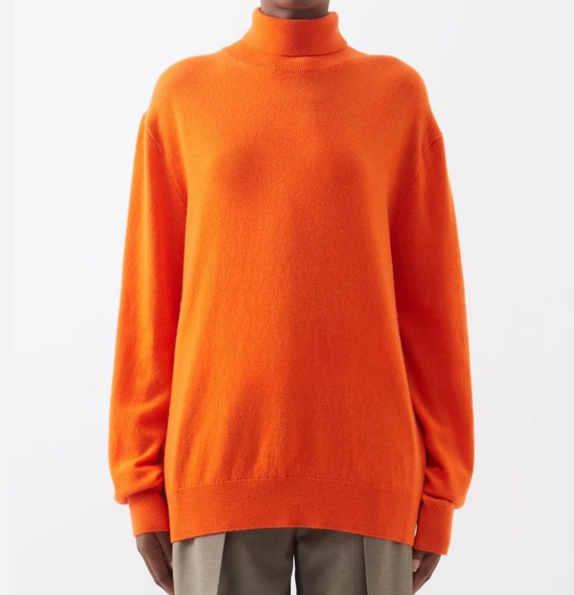 The Row The Row Ciba Top, Cashmere Orange Sweater Brand New Size M / US 6-8 / IT 42-44 - 1 Thumbnail
