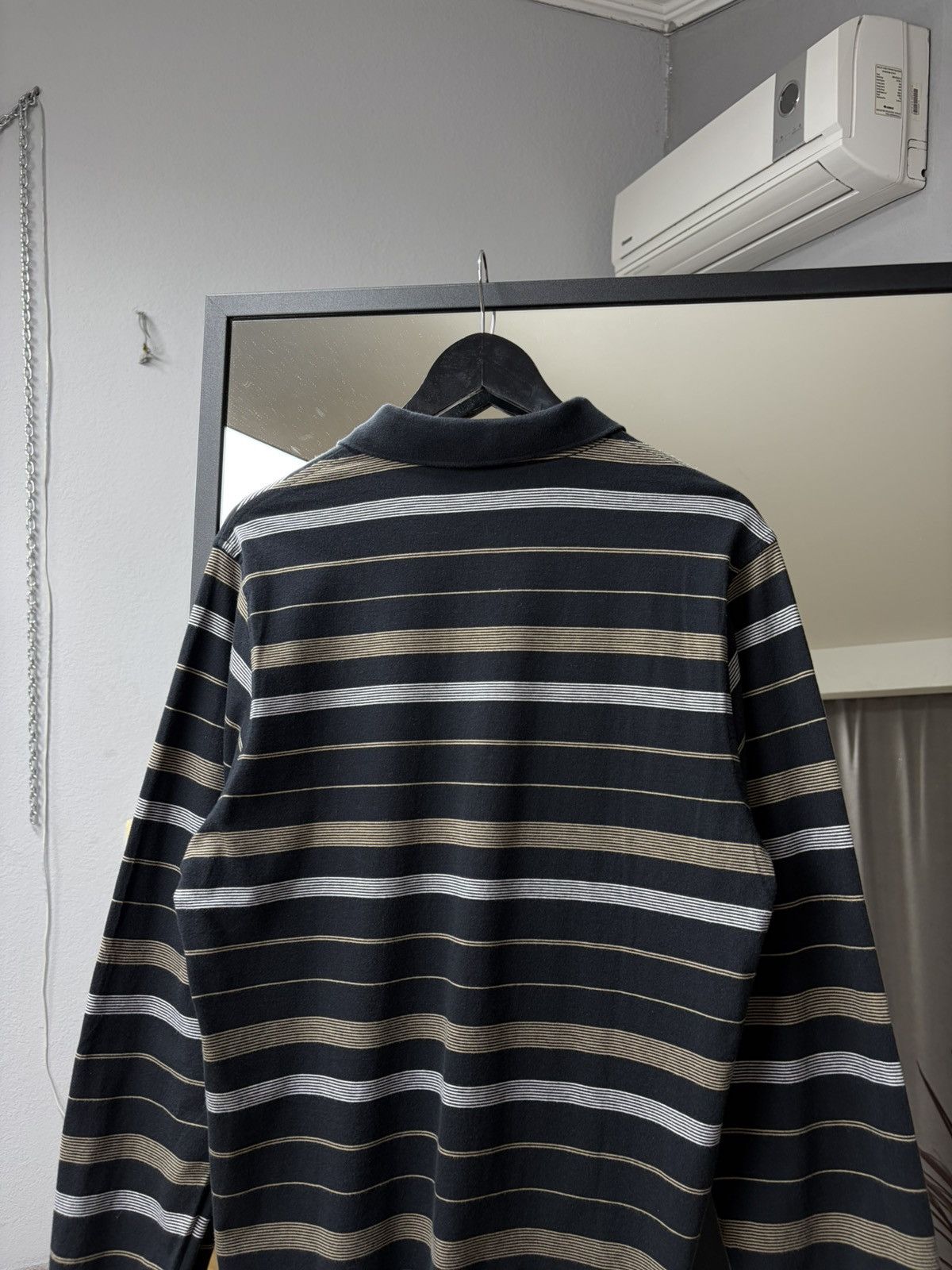 Nike Vintage Y2K Nike Polo Rugby Long Sleeve Striped Jersey Size US M / EU 48-50 / 2 - 9 Thumbnail