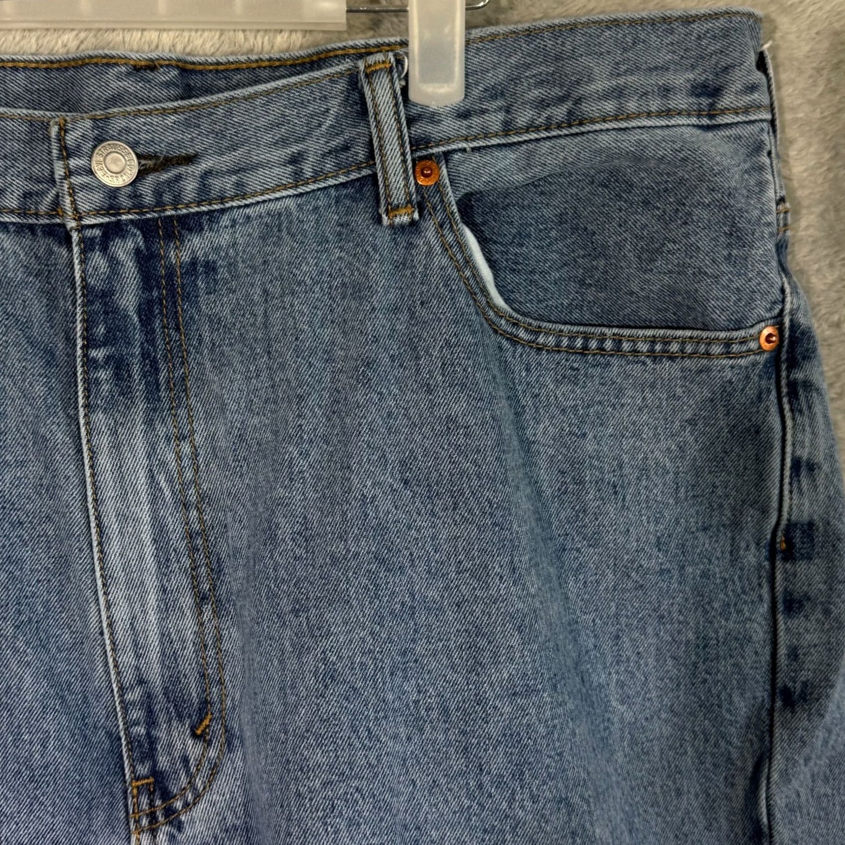 Levi's VINTAGE Levi’s 550 Jeans Men 44x29 Relaxed Straight Blue Denim Medium Wash Size US 44 / EU 60 - 4 Thumbnail