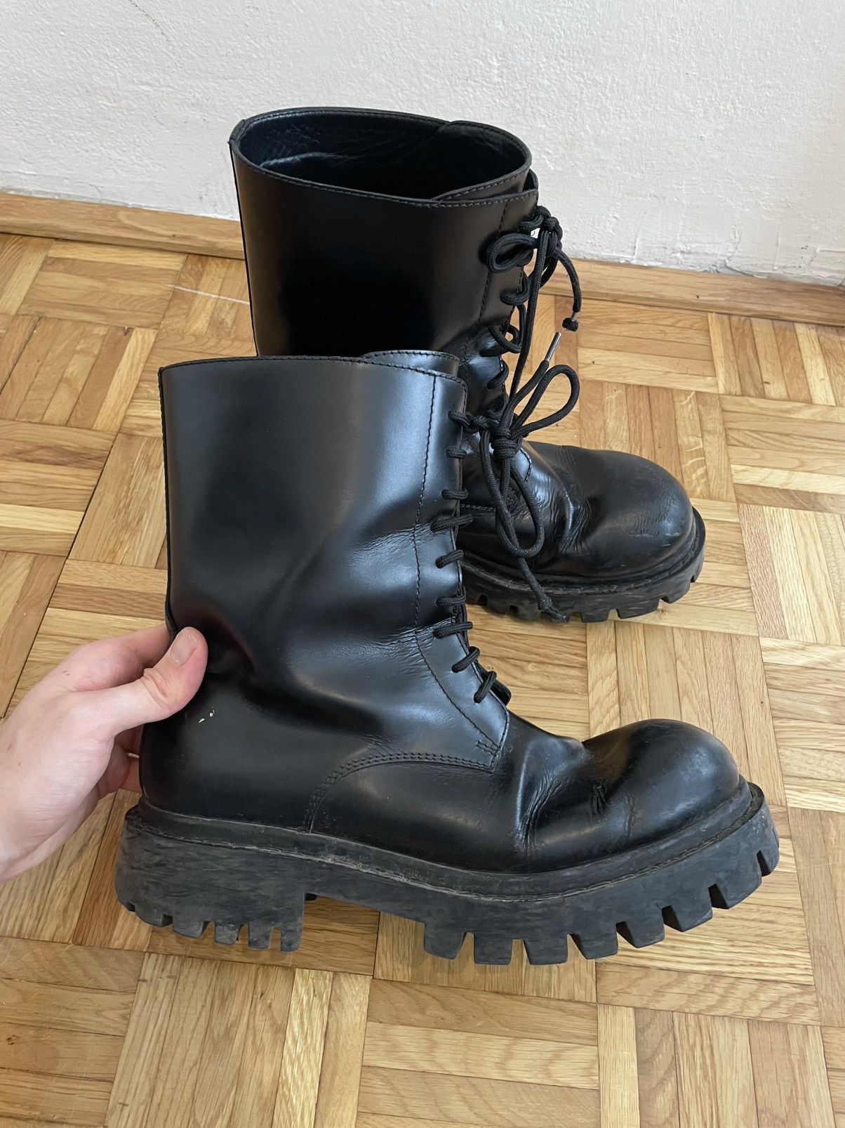 Balenciaga Balenciaga Sergeant Pull On Boots (41) Size US 10 / EU 43 - 2 Thumbnail