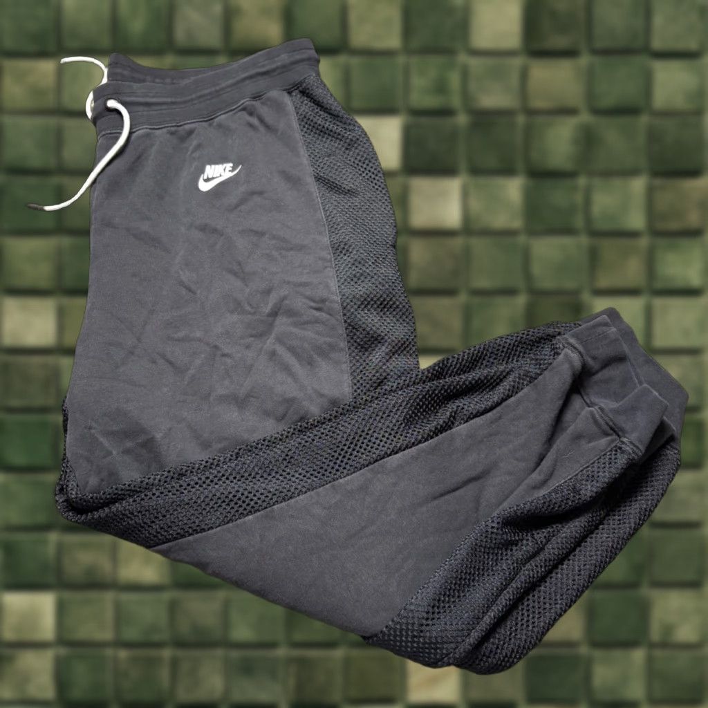 Nike Nike Tennis Joggers Pants Womens XL Black Serena Williams Design Crew Fleece DD3862 Size 40" / US 18 - 1 Thumbnail