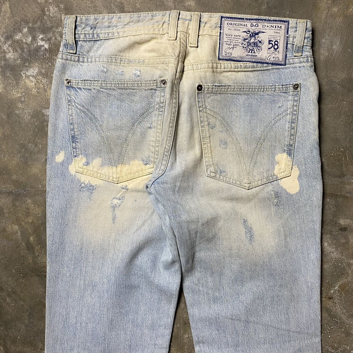Dolce & Gabbana D&G Distressed Bleach Denim Jeans Size US 30 / EU 46 - 5 Thumbnail