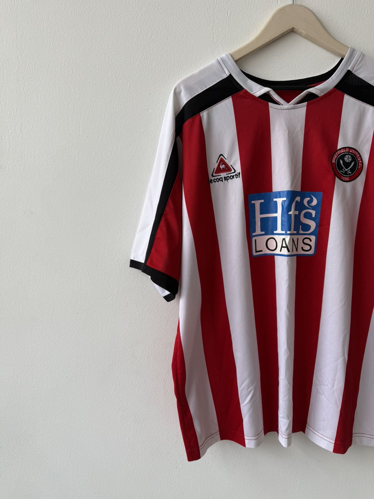 Le Coq Sportif × Vintage Le Coq Sportif Sheffield United 2005/2006 Away Jersey Size US L / EU 52-54 / 3 - 4 Thumbnail