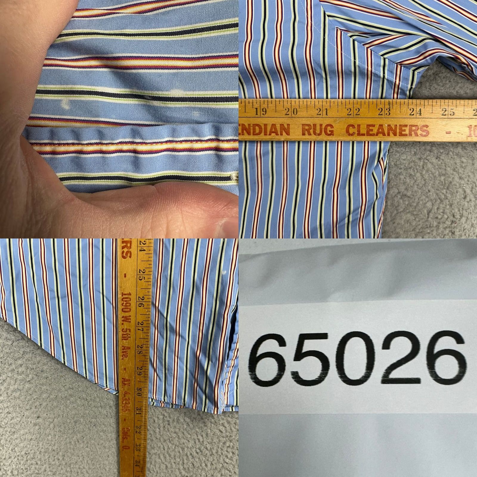 Ralph Lauren Ralph Lauren Mens Dress Shirt 16 34-35 Multicolor Stripe Button-Down Long Sleeve Pony Shirt Size 42R - 8 Thumbnail