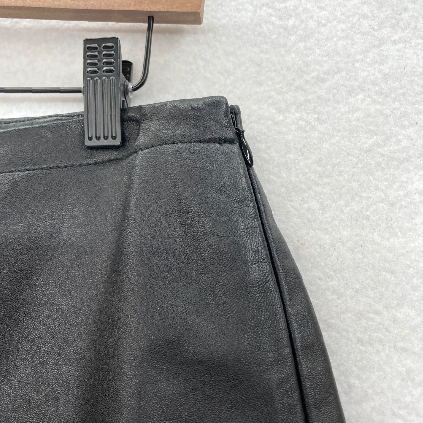 Croft & Barrow Croft & Barrow Leather Pants Women's 10 Black Lined Y2K NWT Vintage Lambskin Pants Size 32" / US 10 / IT 46 - 4 Thumbnail