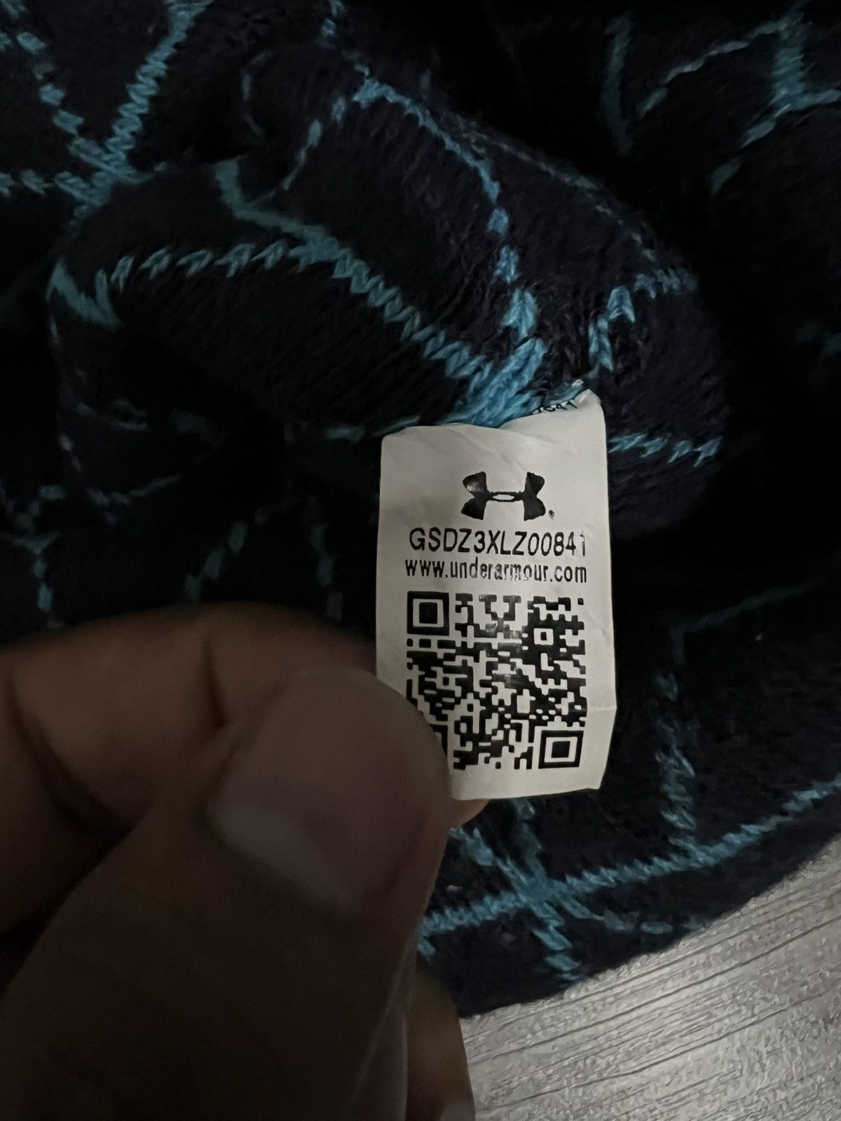 Under Armour Vintage Under Armour Big Logo Beanie Hat Size ONE SIZE - 6 Thumbnail