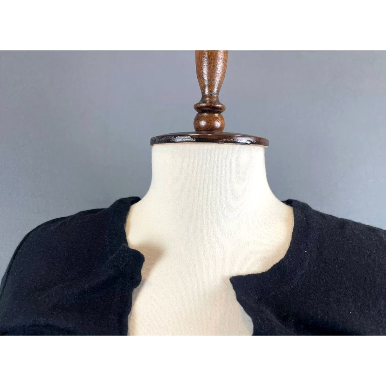 Zadig & Voltaire Zadig & Voltaire Women Top S Black Cashmere Long Sleeve Notch Neck Shirt Regular Size S / US 4 / IT 40 - 4 Thumbnail