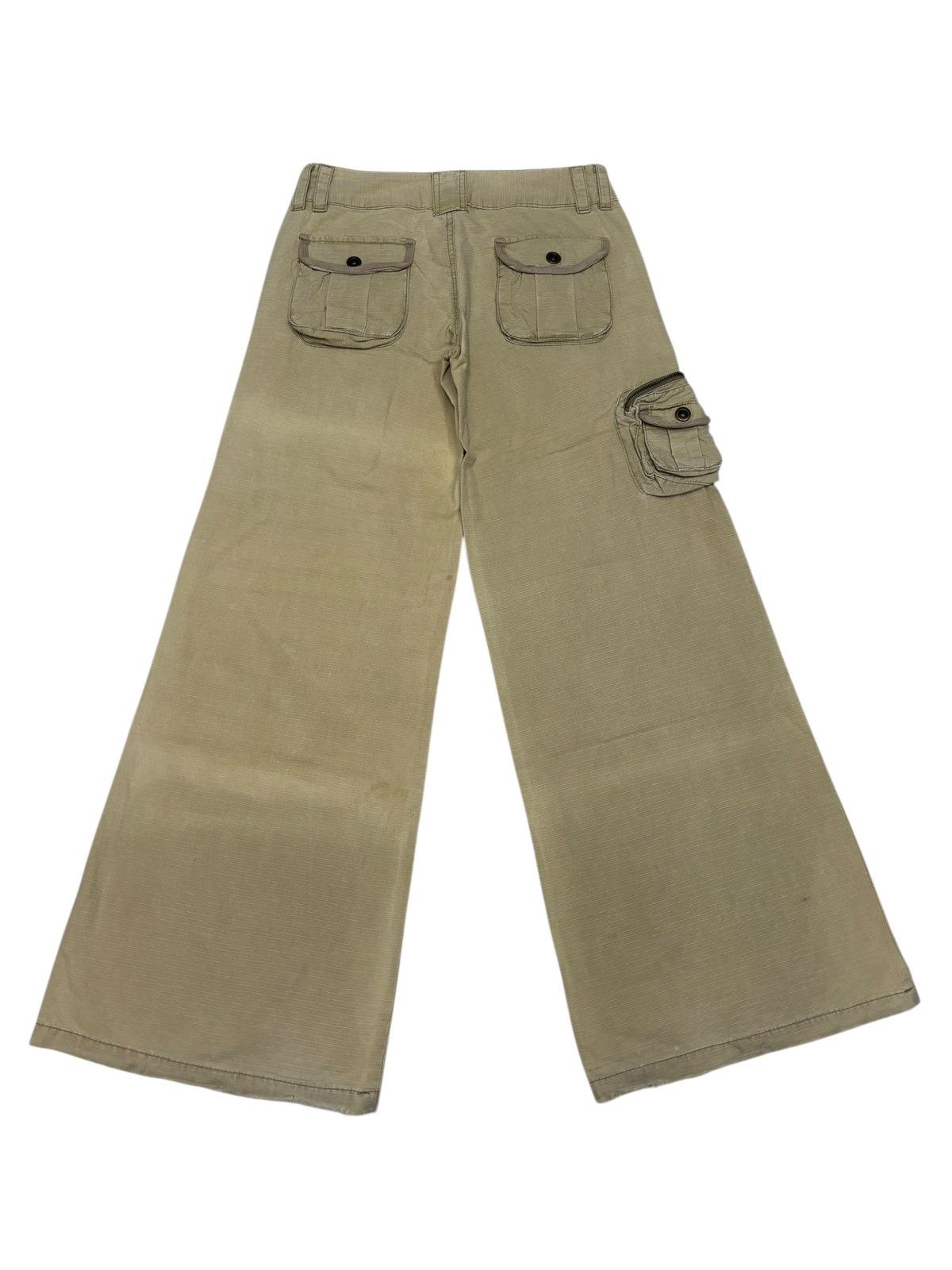 GOA 🔥G.O.A SUPER FLARED PARACHUTE PANTS CARGO LOW RISE Size US 28 / EU 44 - 6 Thumbnail