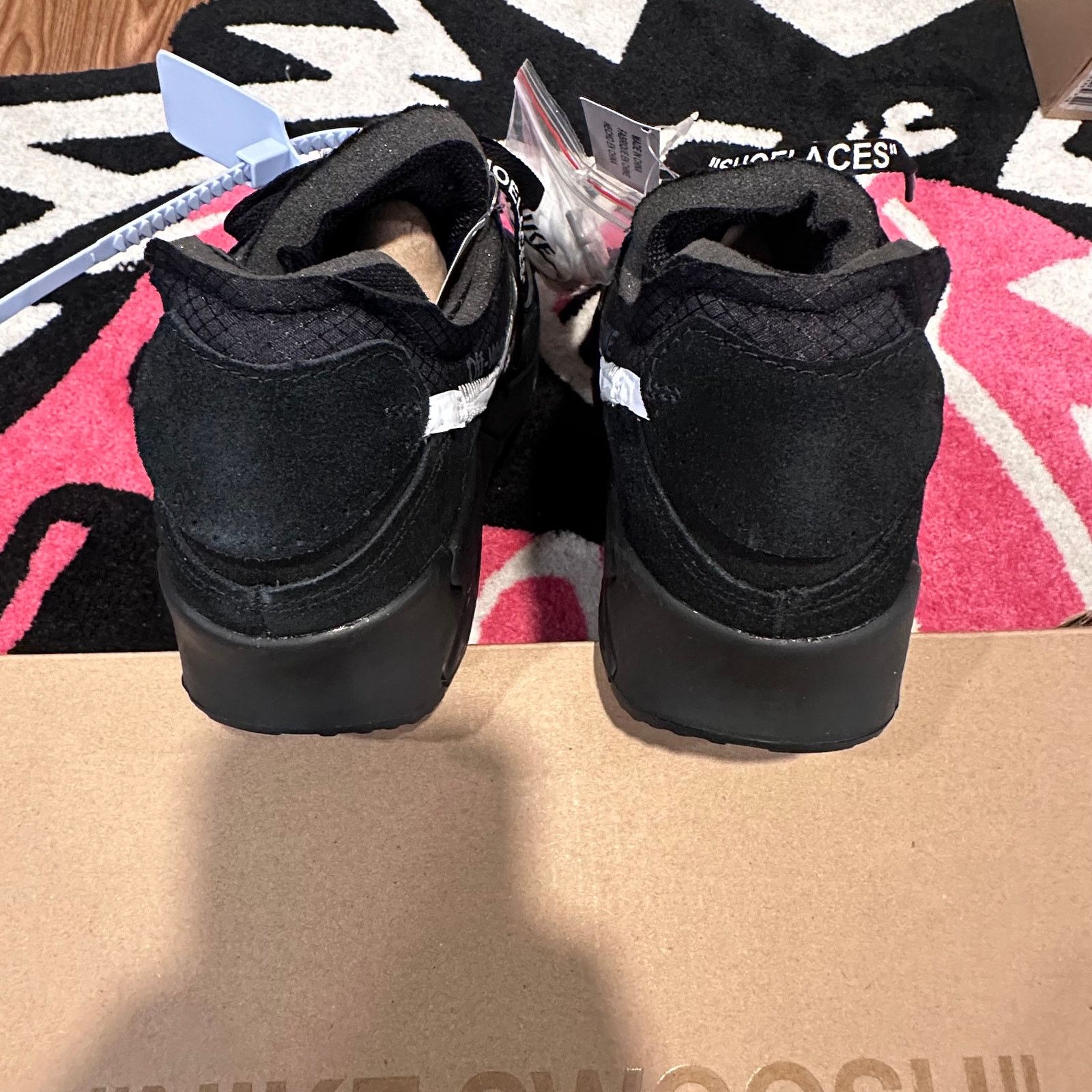 Off-White Nike Air Max 90 Off-White “Black” - Size 10 - Brand New Size US 10 / EU 43 - 11 Thumbnail