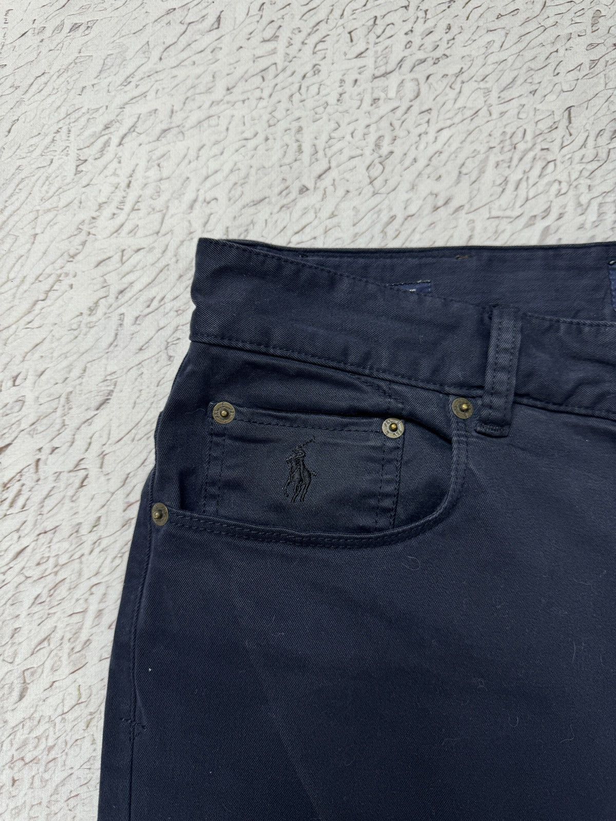 Polo Ralph Lauren Polo Ralph Lauren navy blue vintage slim chino pants Size US 34 / EU 50 - 7 Thumbnail