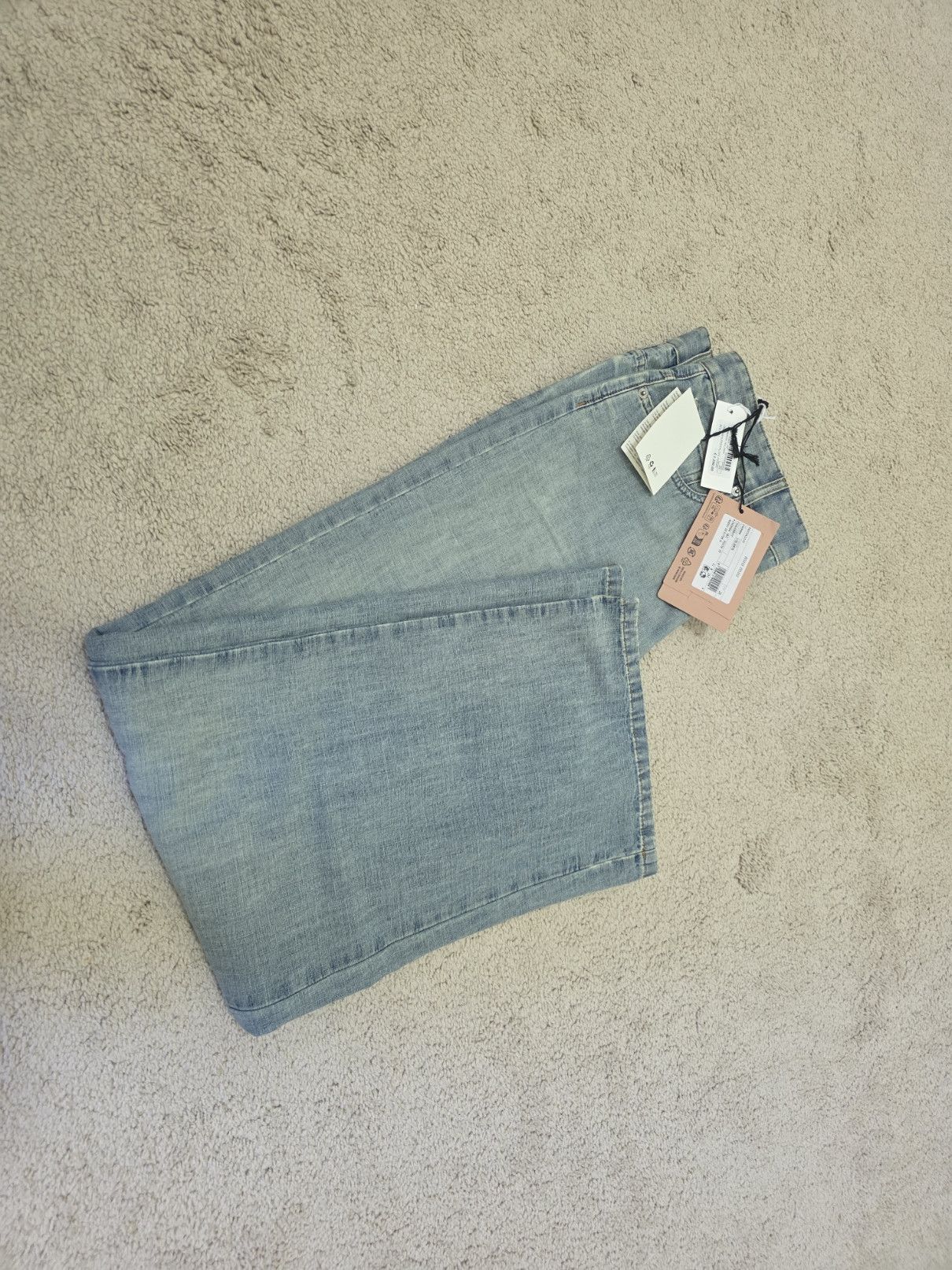 Miu Miu Miu Miu High-Rise Chambray Loose Fit Denim Jeans - NWT Size 26" / US 2 / IT 38 - 4 Thumbnail