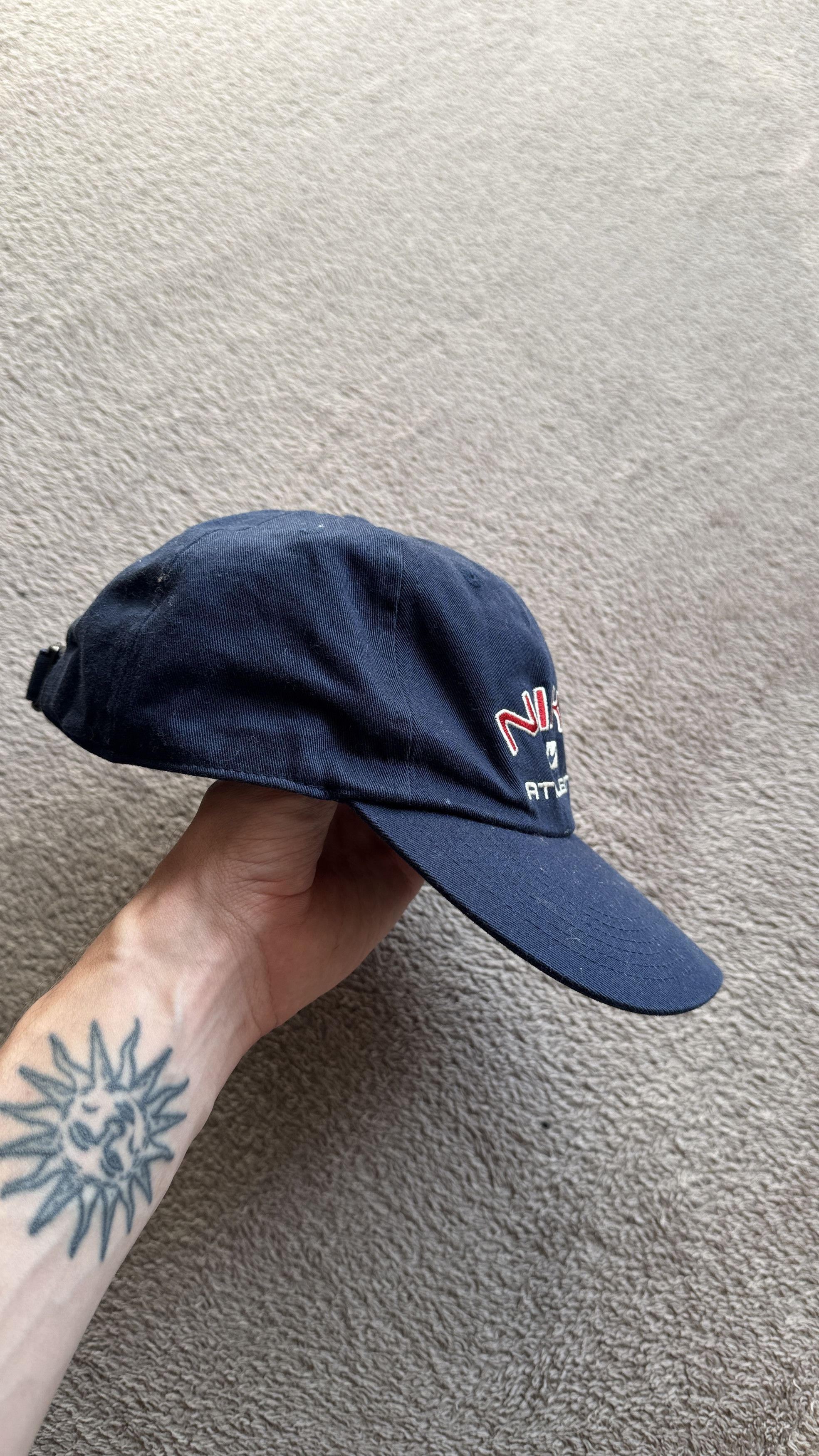 Nike × Nike ACG × Vintage Vintage Nike Athletic Embroidered Logo Cap hat y2k Size ONE SIZE - 3 Thumbnail