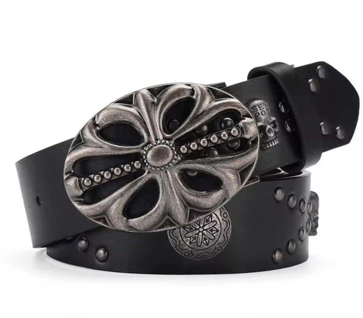 小物 00s sex pot ReVeNGe belt veki punk y2k Japanese Brand 🔥 SEX POT REVENGE 🔥 Punk Skull Y2K Belt | Grailed
