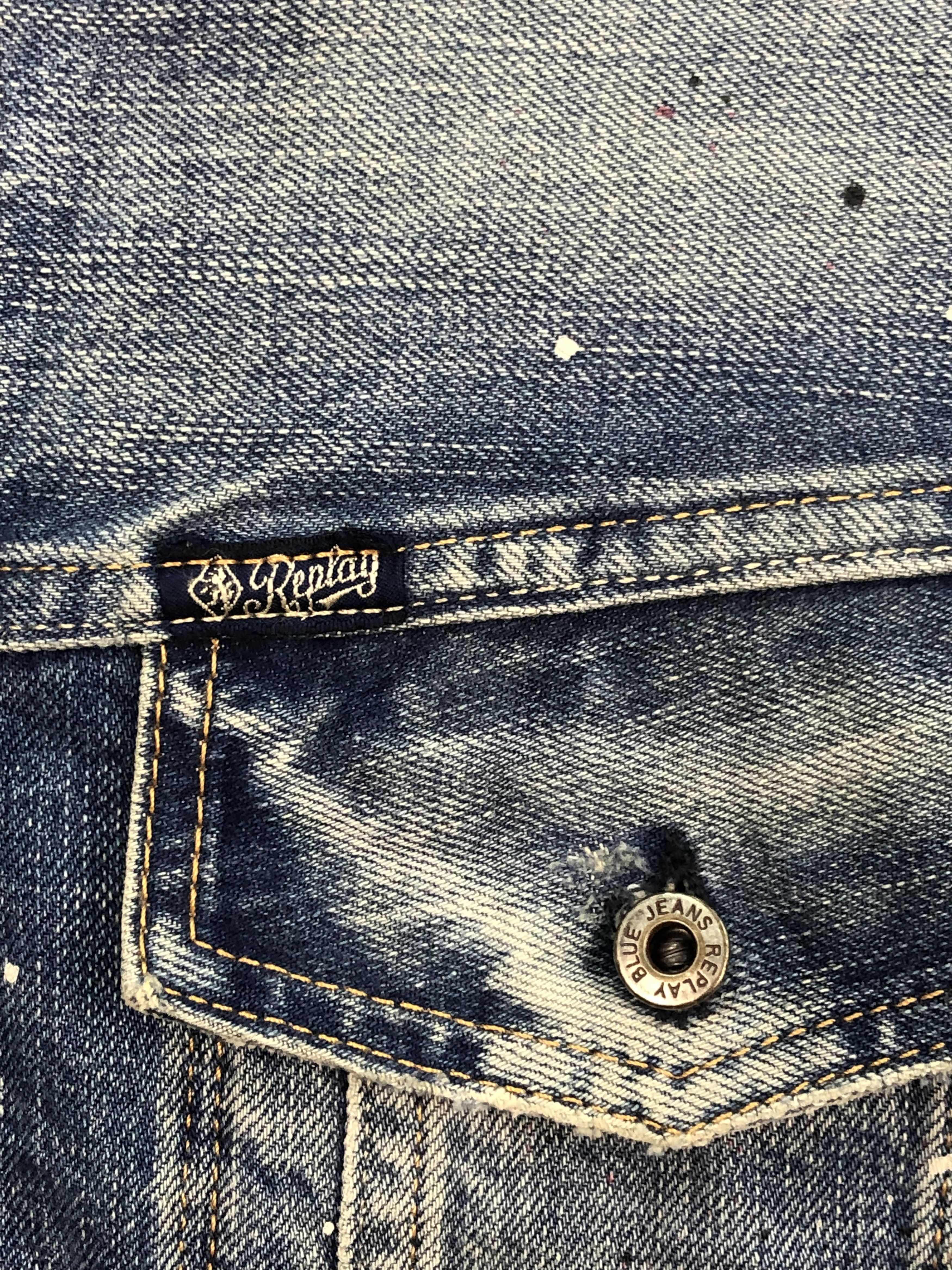 Replay Vintage Replay Sherpa Lining Denim Jacket J0257 Size US L / EU 52-54 / 3 - 7 Thumbnail
