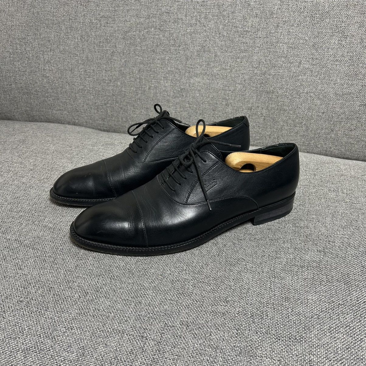 Gucci Gucci Black Leather Oxford Dress Shoes IT8 Size US 9.5 / EU 42-43 - 7 Thumbnail