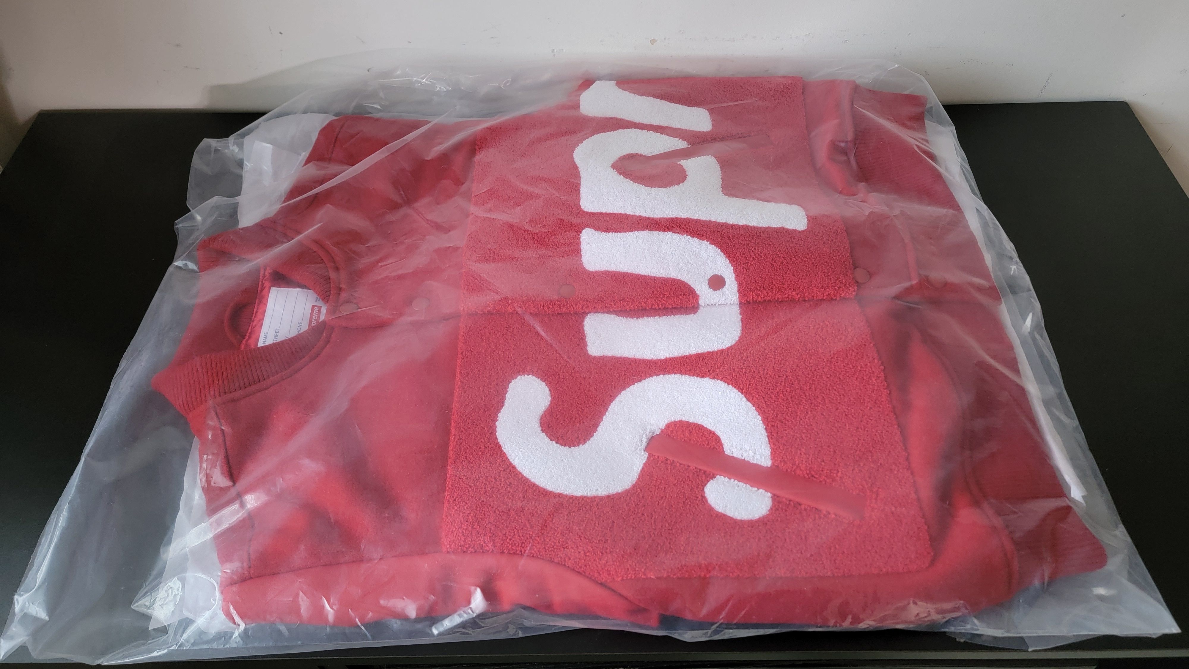 Supreme Big Logo Chenille Varsity Jacket Size US M / EU 48-50 / 2 - 1 Thumbnail