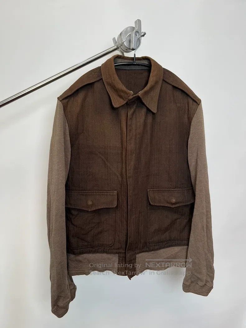 Yohji Yamamoto YOHJI YAMAMOTO Patchwork Zipper Jacket Size US XL / EU 56 / 4 - 2 Thumbnail