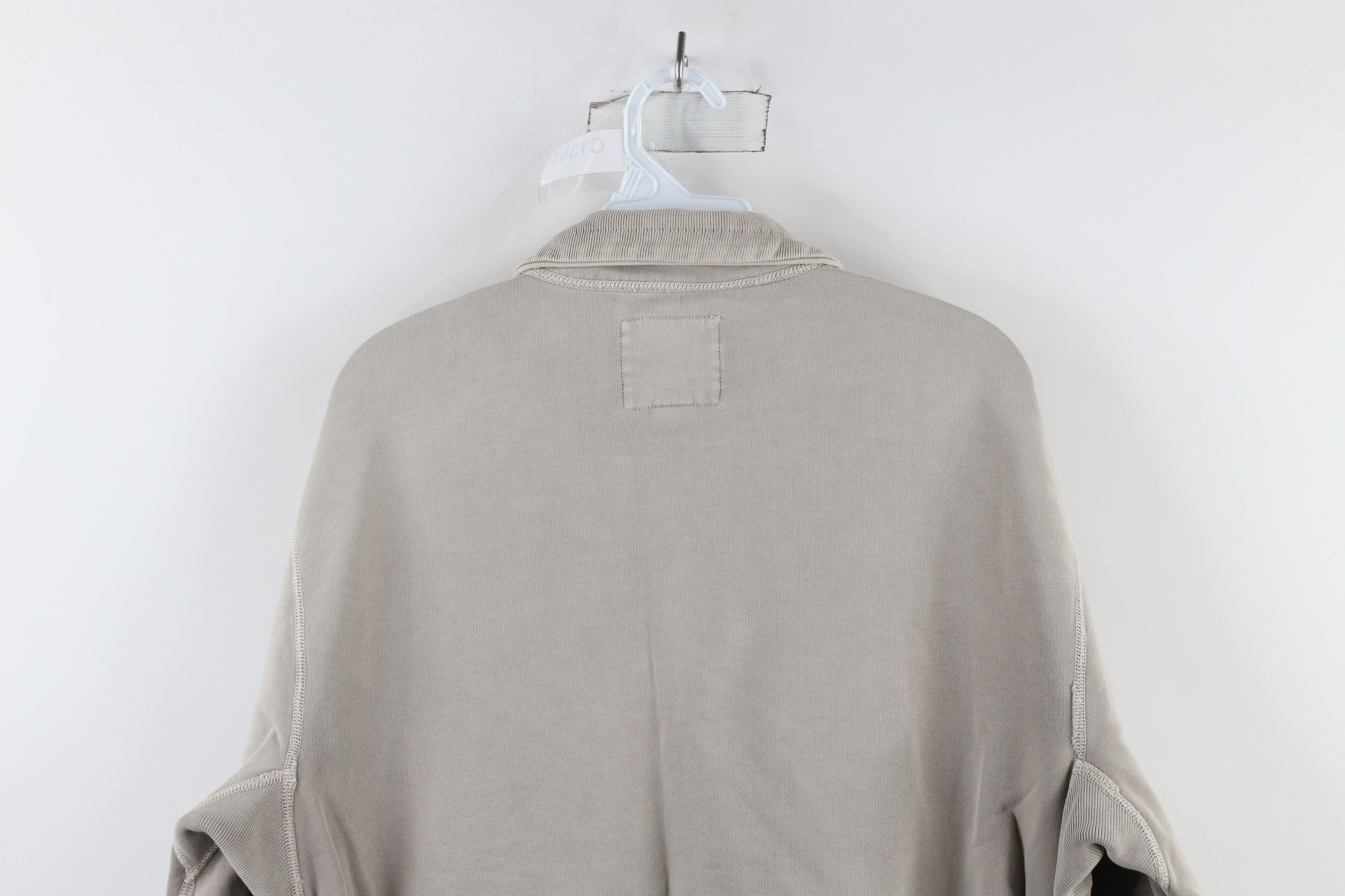 J.Crew × Vintage J Crew Stonewash Vintage Fleece Full Zip Sweatshirt Gray Size US L / EU 52-54 / 3 - 9 Thumbnail