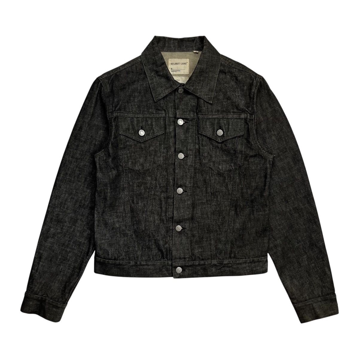 Helmut Lang × Vintage SS99 Helmut Lang Wax Coated 2 Pocket Trucker