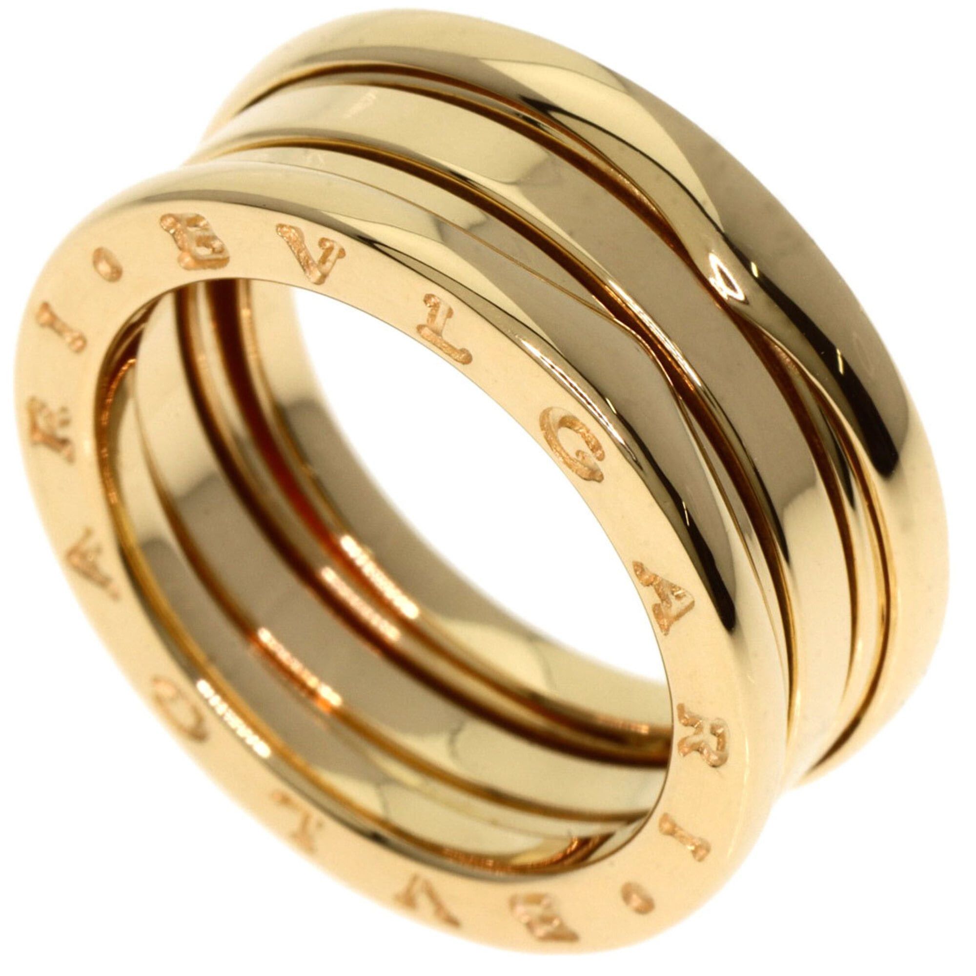 Bvlgari BVLGARI B-zero1 2-band ring #51, 18K yellow gold, women's. Size ONE SIZE - 1 Thumbnail
