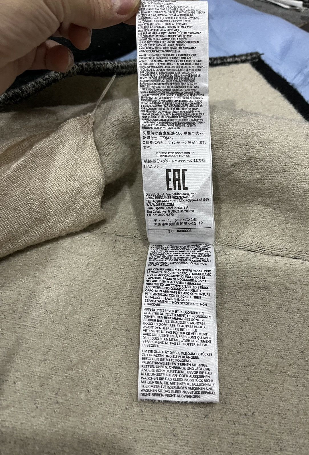 Diesel Vintage Unisex Diesel Zipper Wool coat Jacket Size ONE SIZE - 14 Thumbnail