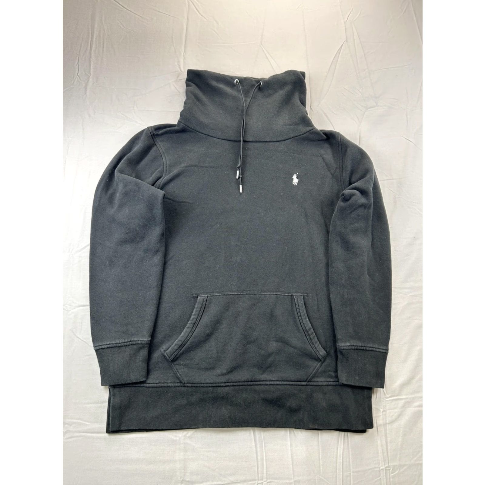 Polo Ralph Lauren Polo Ralph Lauren Sweatshirt Womens Medium Black Cowl Neck Pullover Sweatshirt Size M / US 6-8 / IT 42-44 - 2 Thumbnail